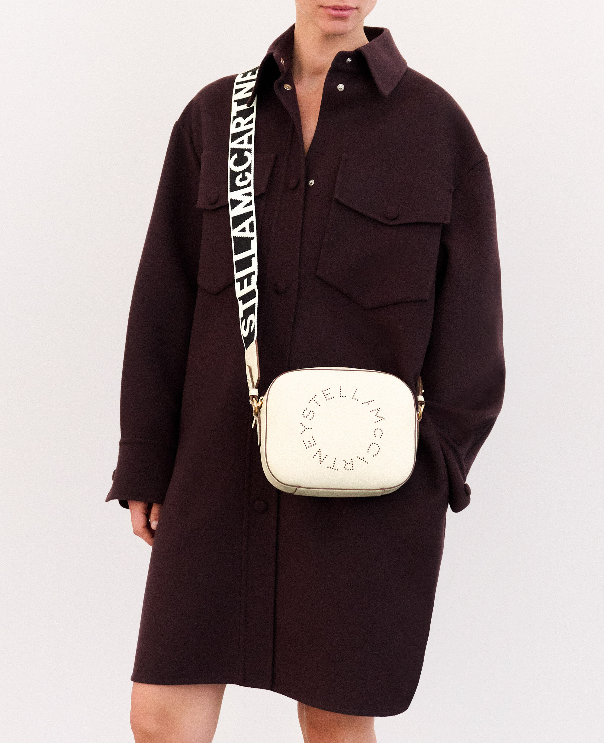 Women White Logo Crossbody Camera Bag Stella McCartney GB