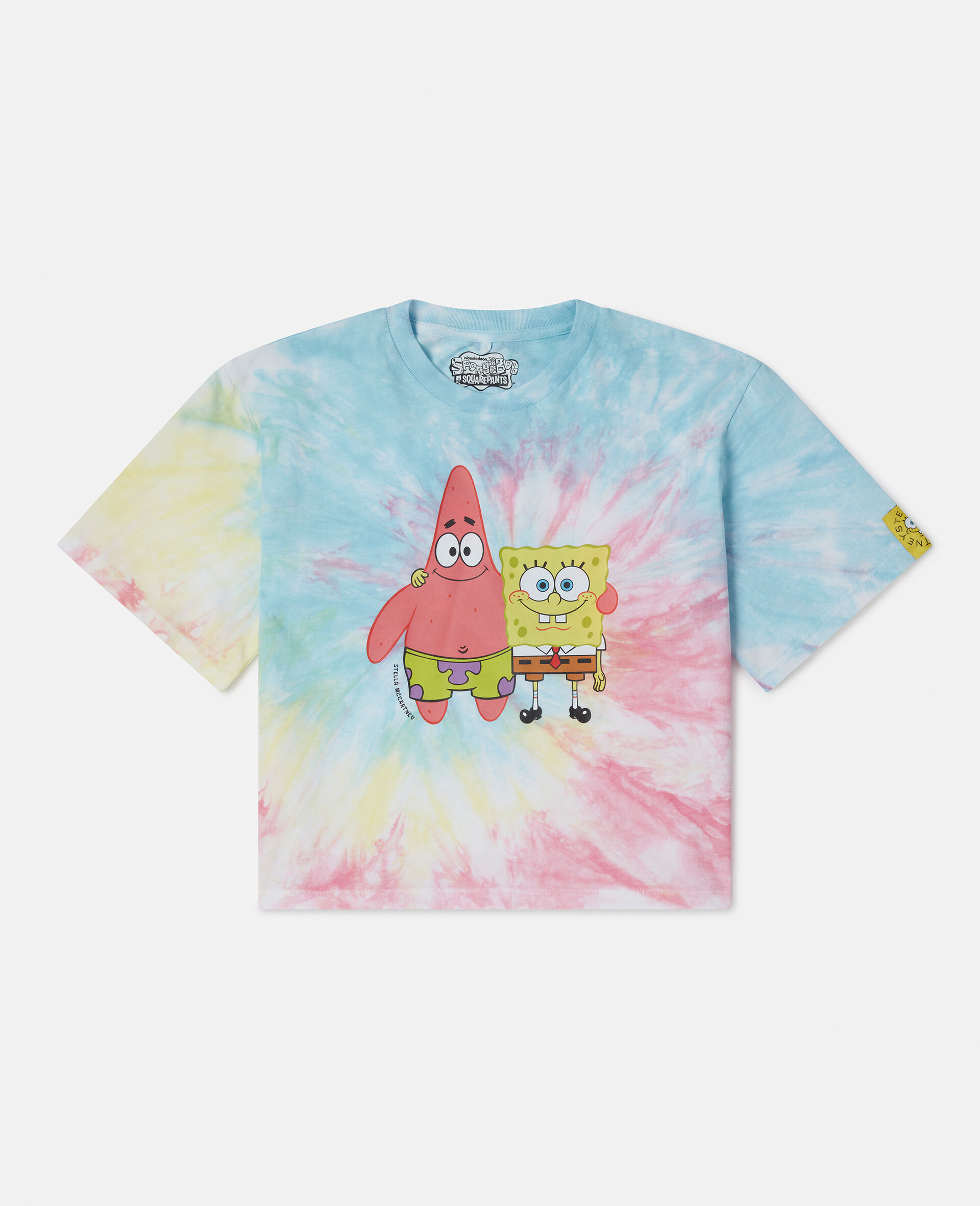 SpongeBob Graphic Tie-Dye T-Shirt-Multicolour-large image number 0