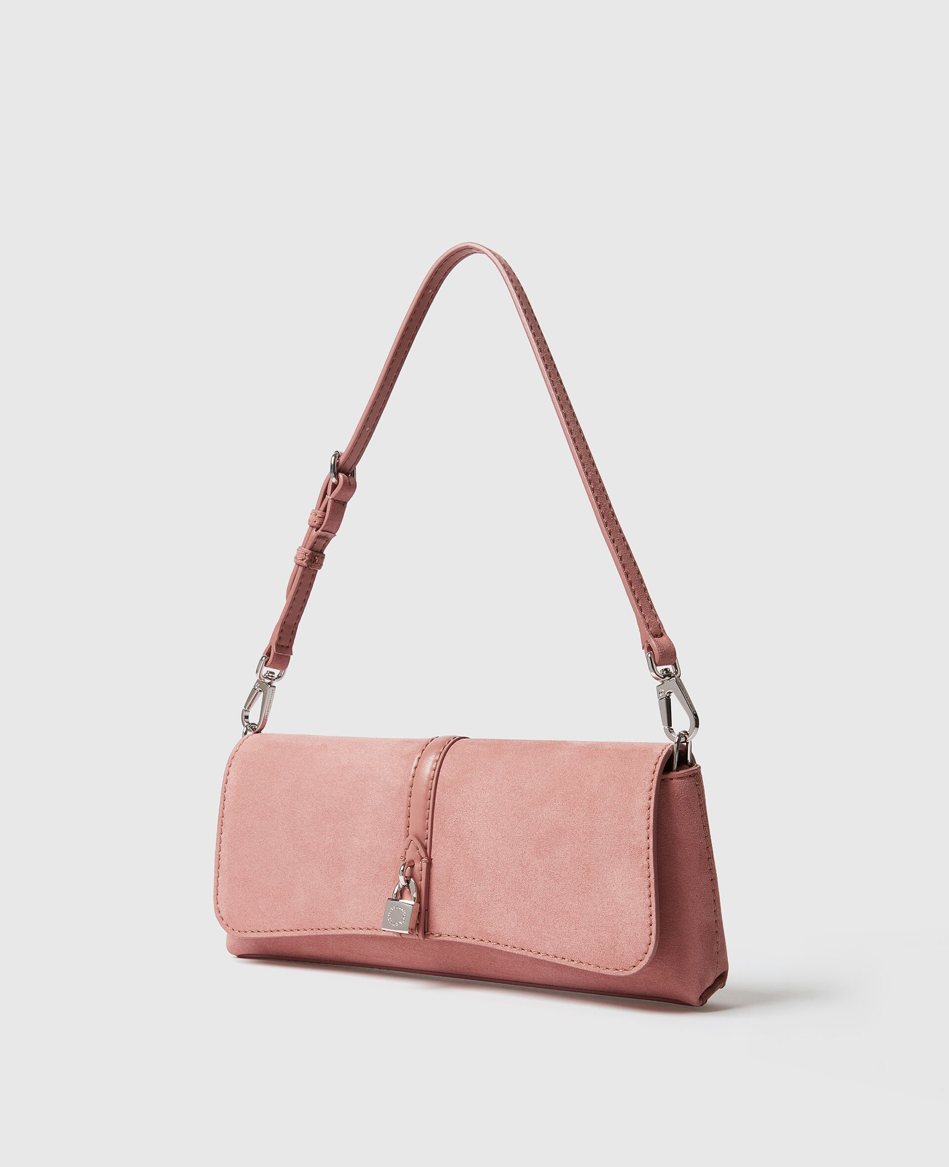 Pochette effet daim Ryder-Rose-large image number 2