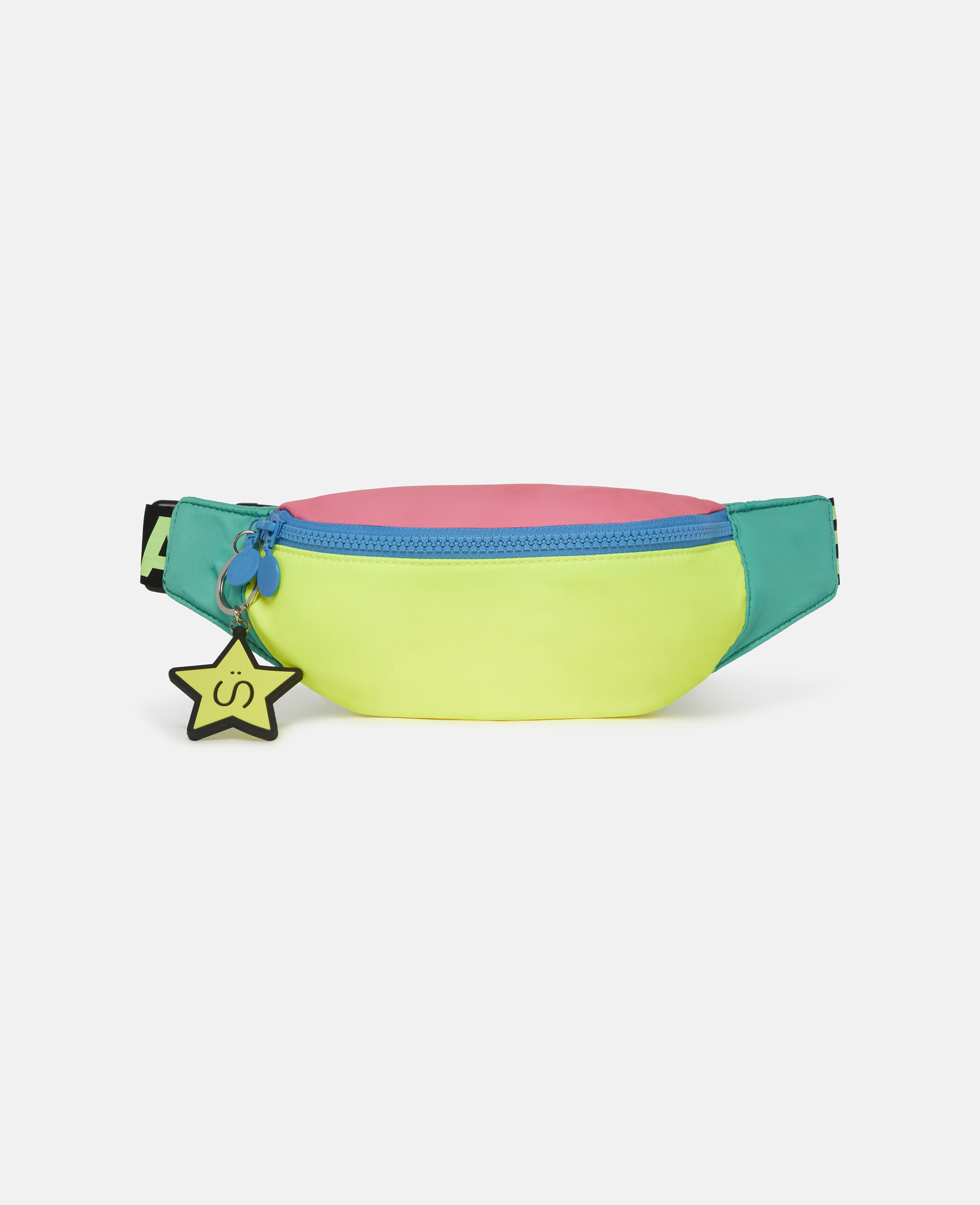 Women Multicolor Color Block Logo Belt Bag Stella McCartney US
