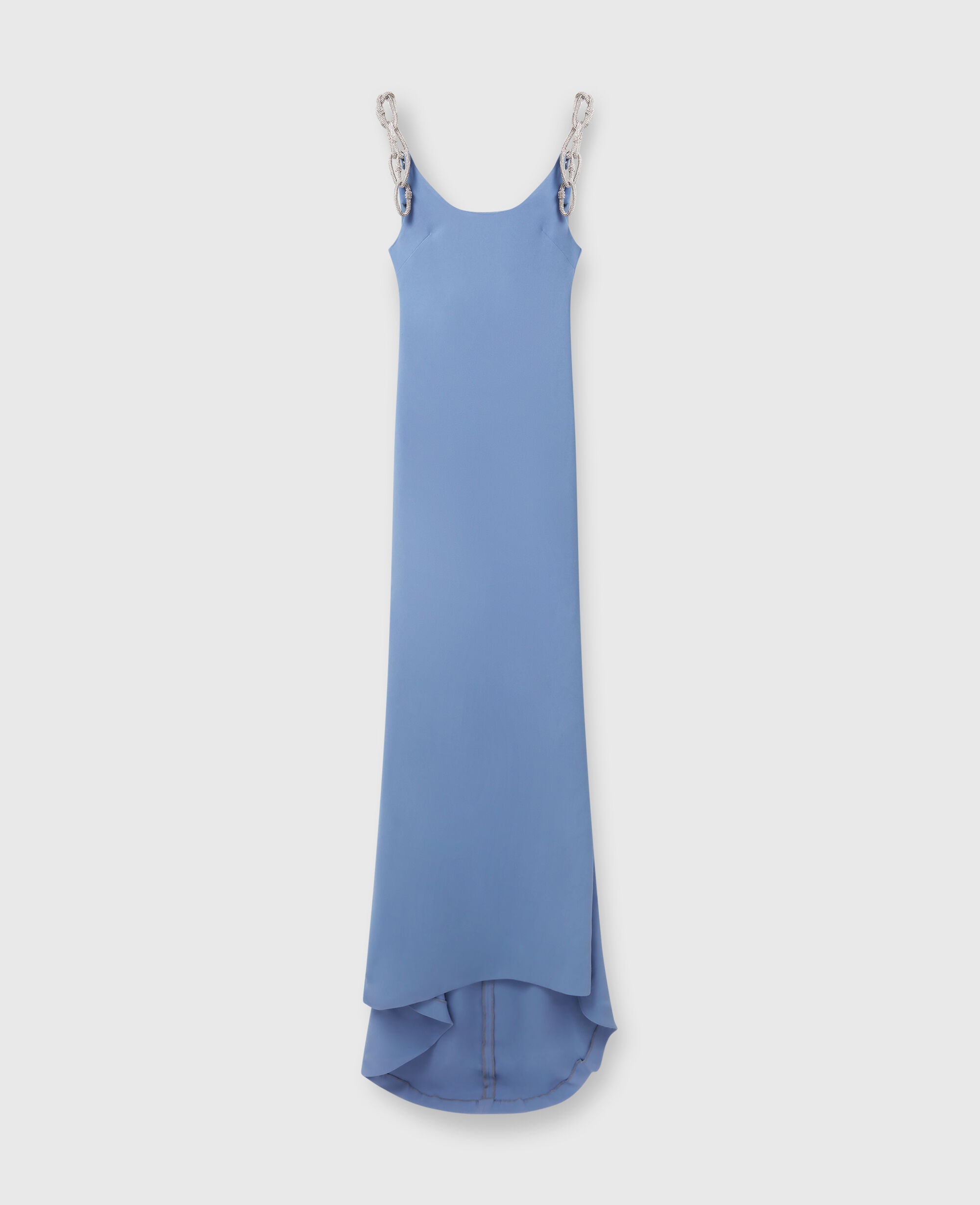ワンピース Stella McCartney CRYSTAL STRAP LONG DRESS Women Iris Crystal Chain Straps Dress | Stella McCartney US