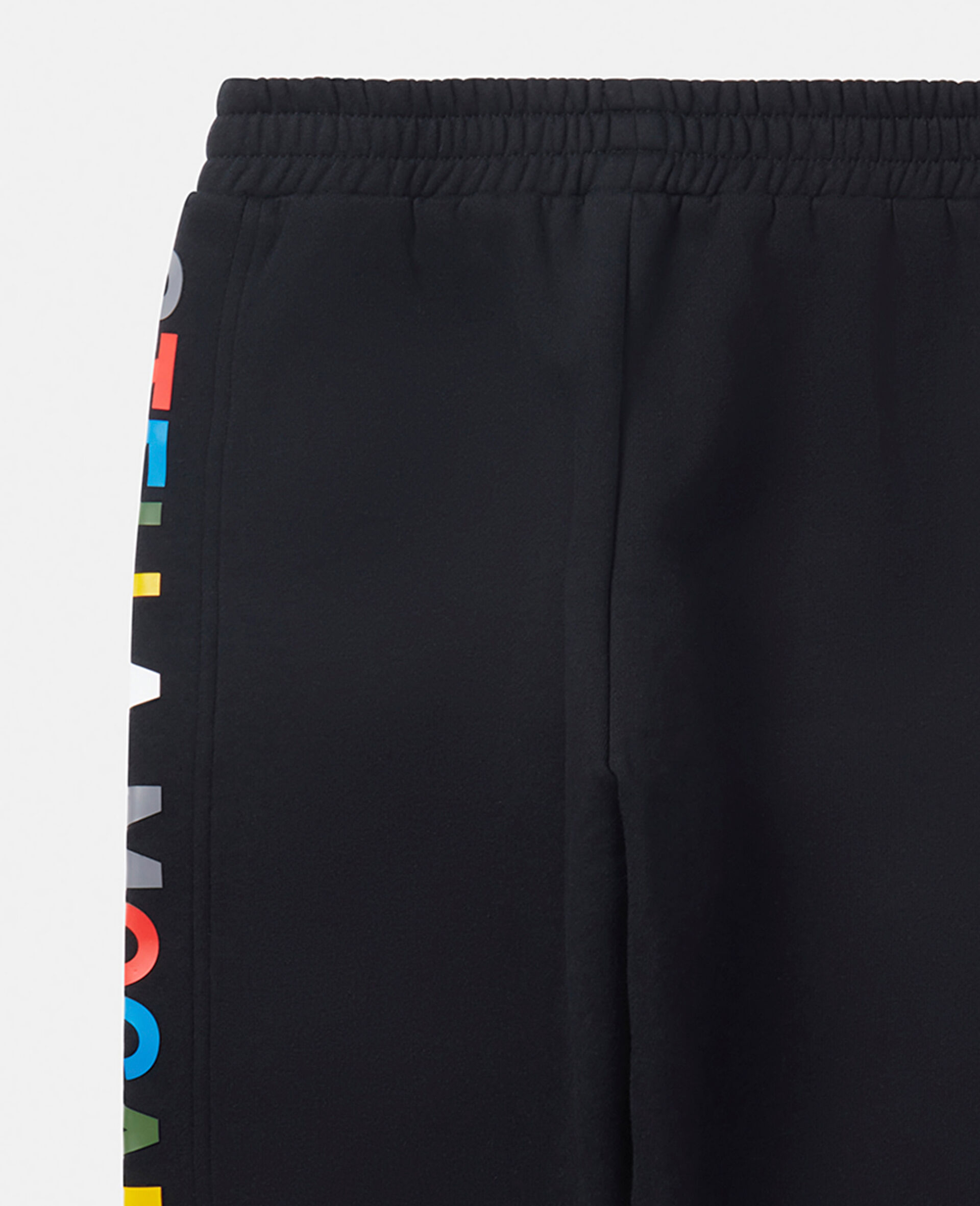 Colour Pop Smudge Print Joggers-Black-large Colour Pop Smudge Print Joggers-Black-large image number 1