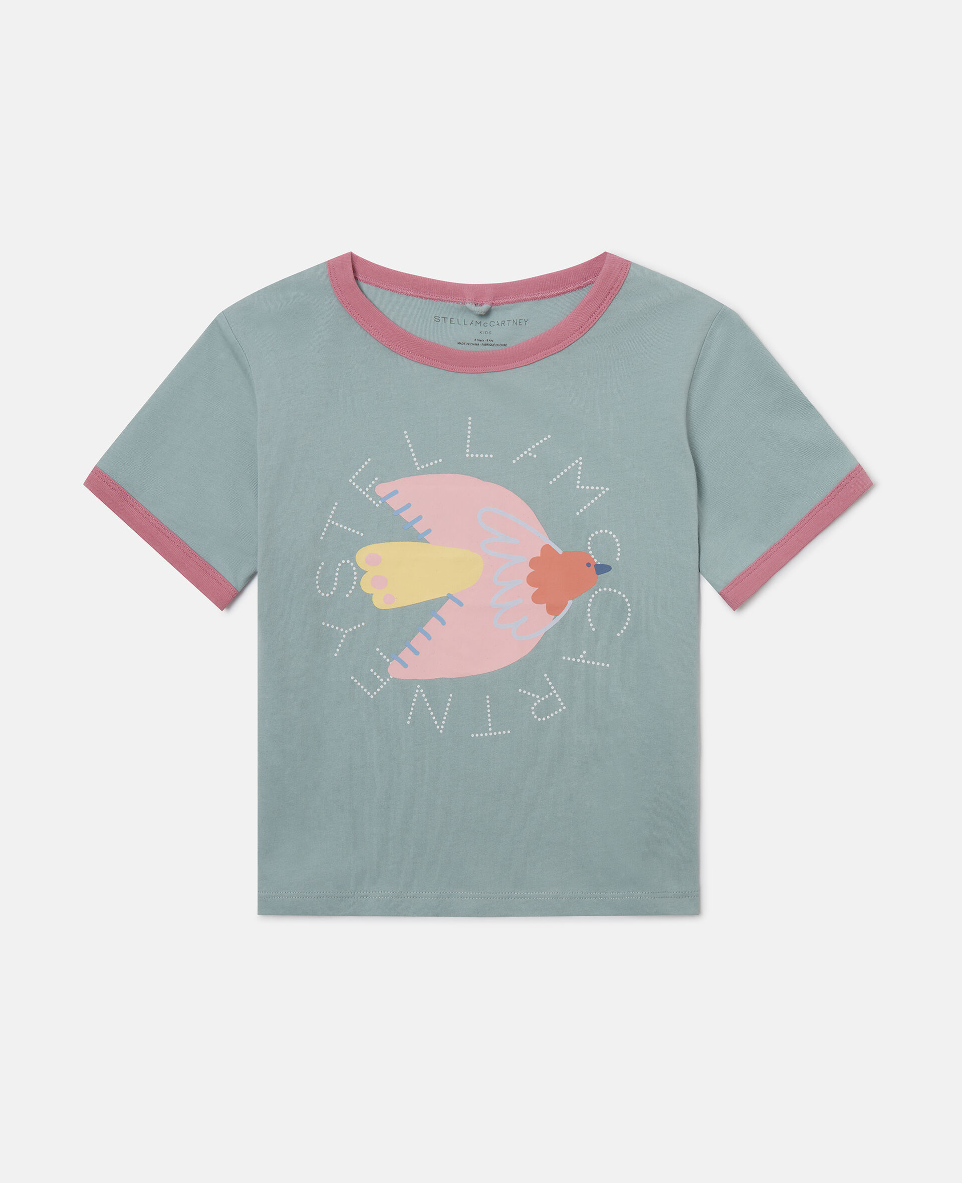 Dove Graphic T-Shirt-Grey-large image number 0