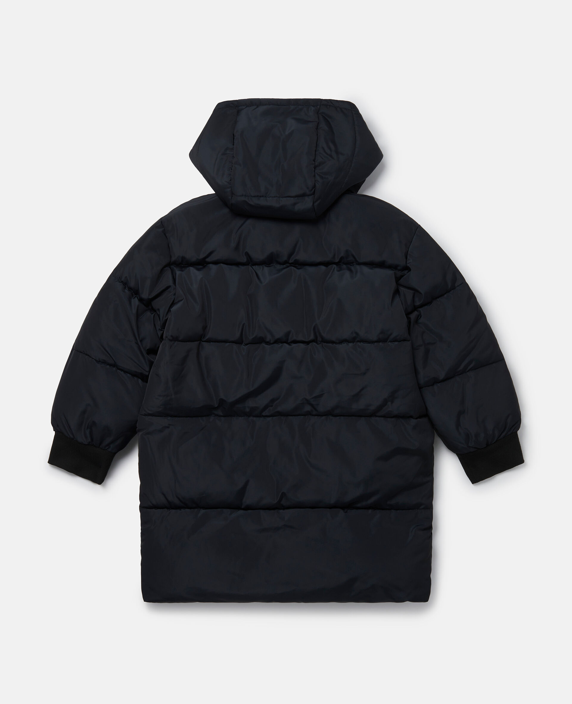 Logo Reversible Long Puffer Coat-Black-large Logo Reversible Long Puffer Coat-Black-large image number 2