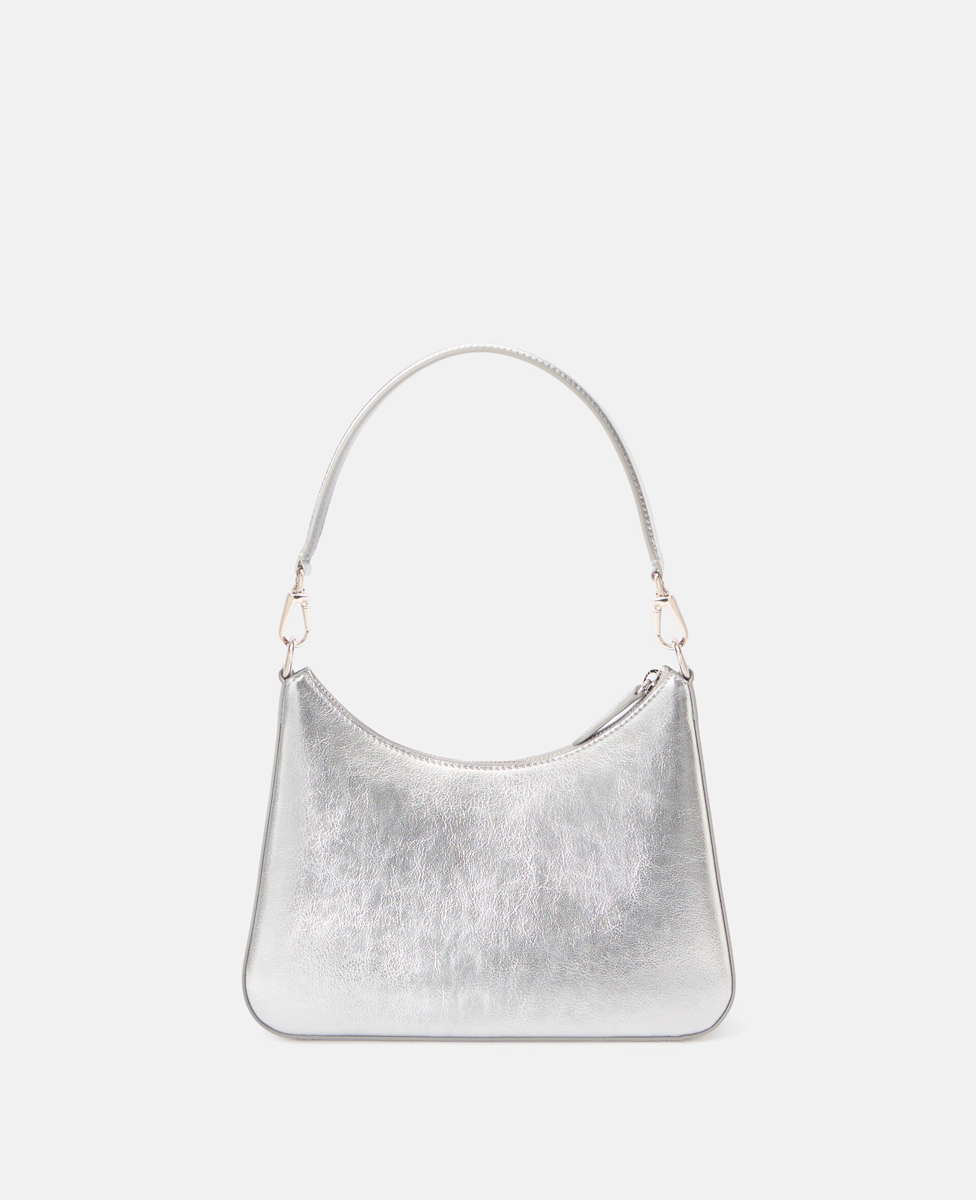 Logo金属质感斜挎肩背包-Silver-large Logo金属质感斜挎肩背包-Silver-large image number 2
