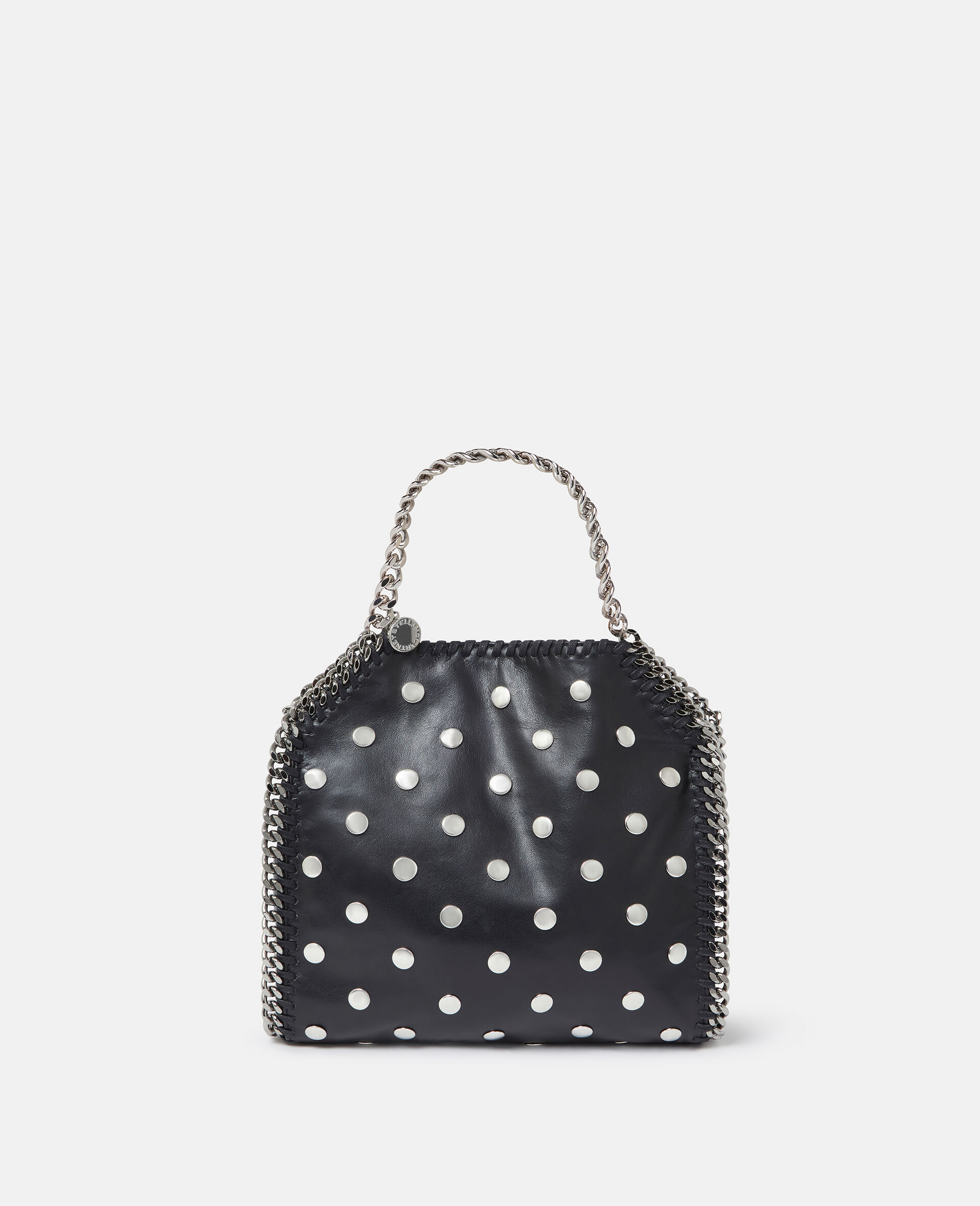 Studded Falabella Mini Tote Bag-Black-medium