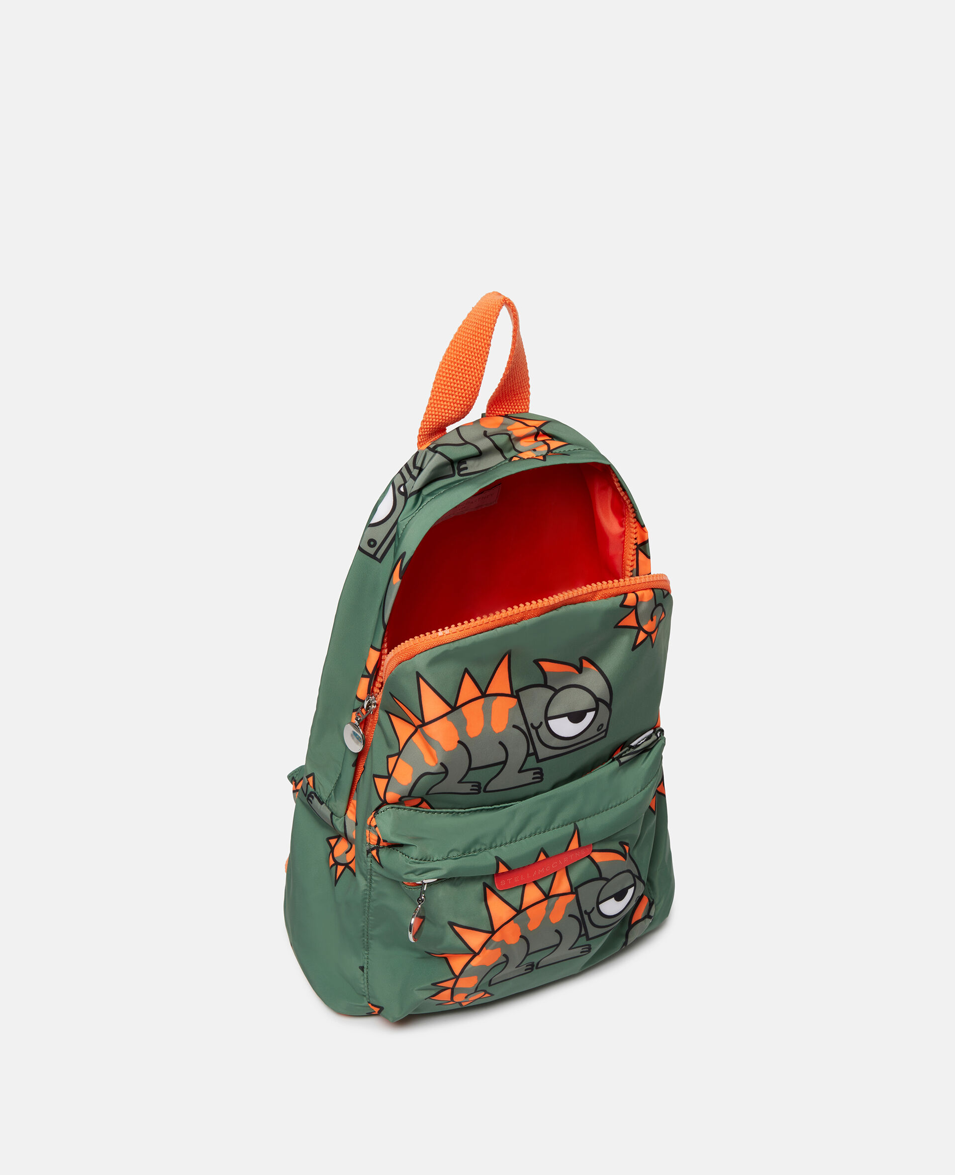 Gecko Print Backpack-Pink-large image number 2