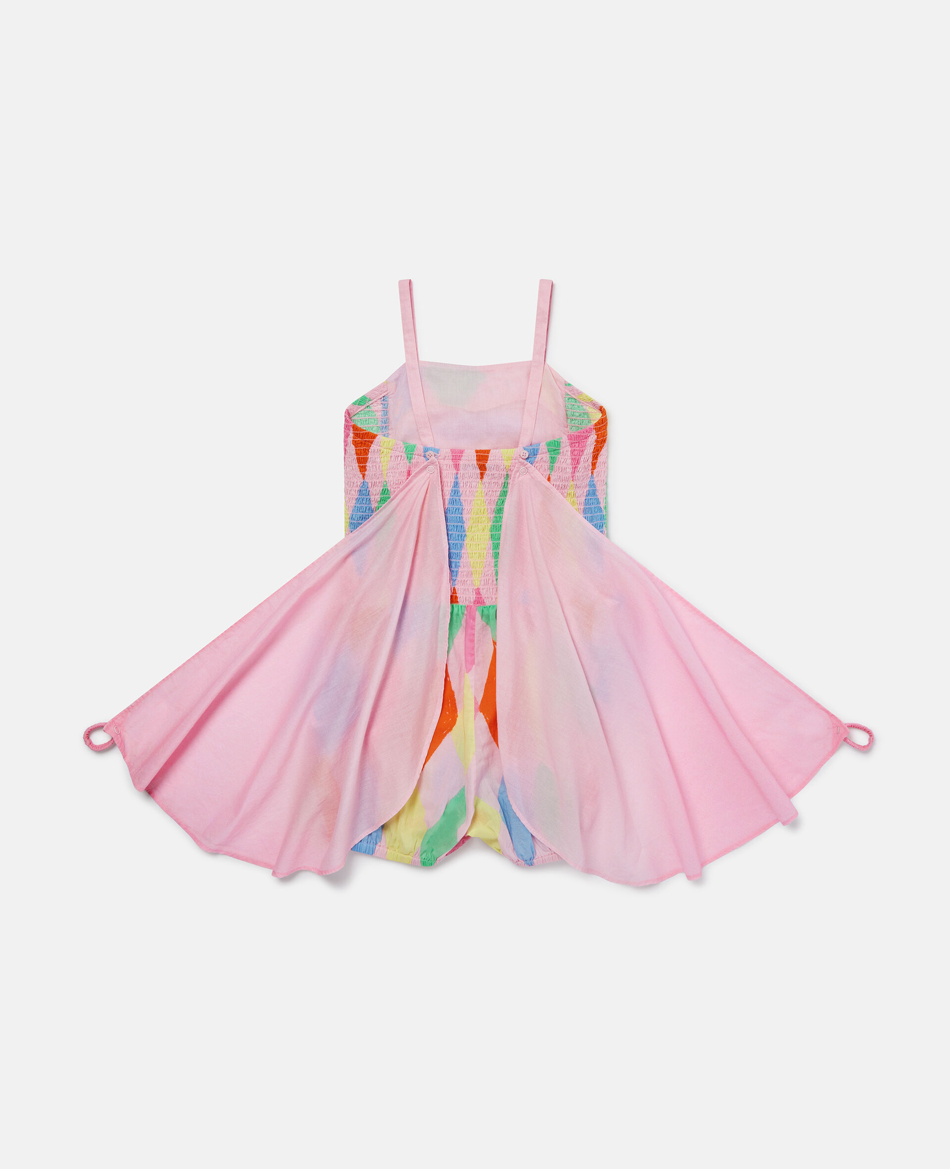 Butterfly Winged Sleeveless Romper -Pink-large Butterfly Winged Sleeveless Romper -Pink-large image number 2