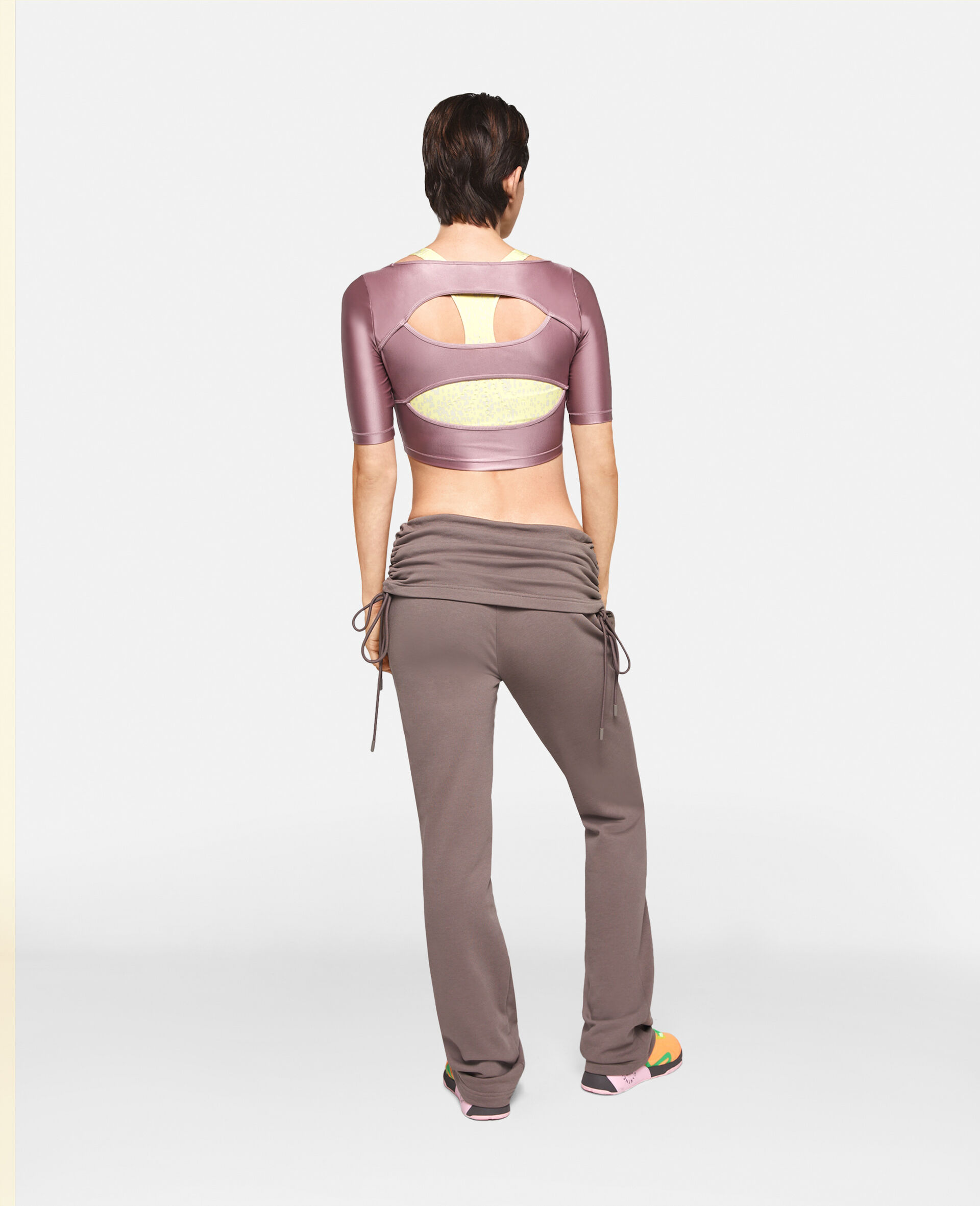 TruePurpose Scoop Neck Crop Top-Pink-large image number 2