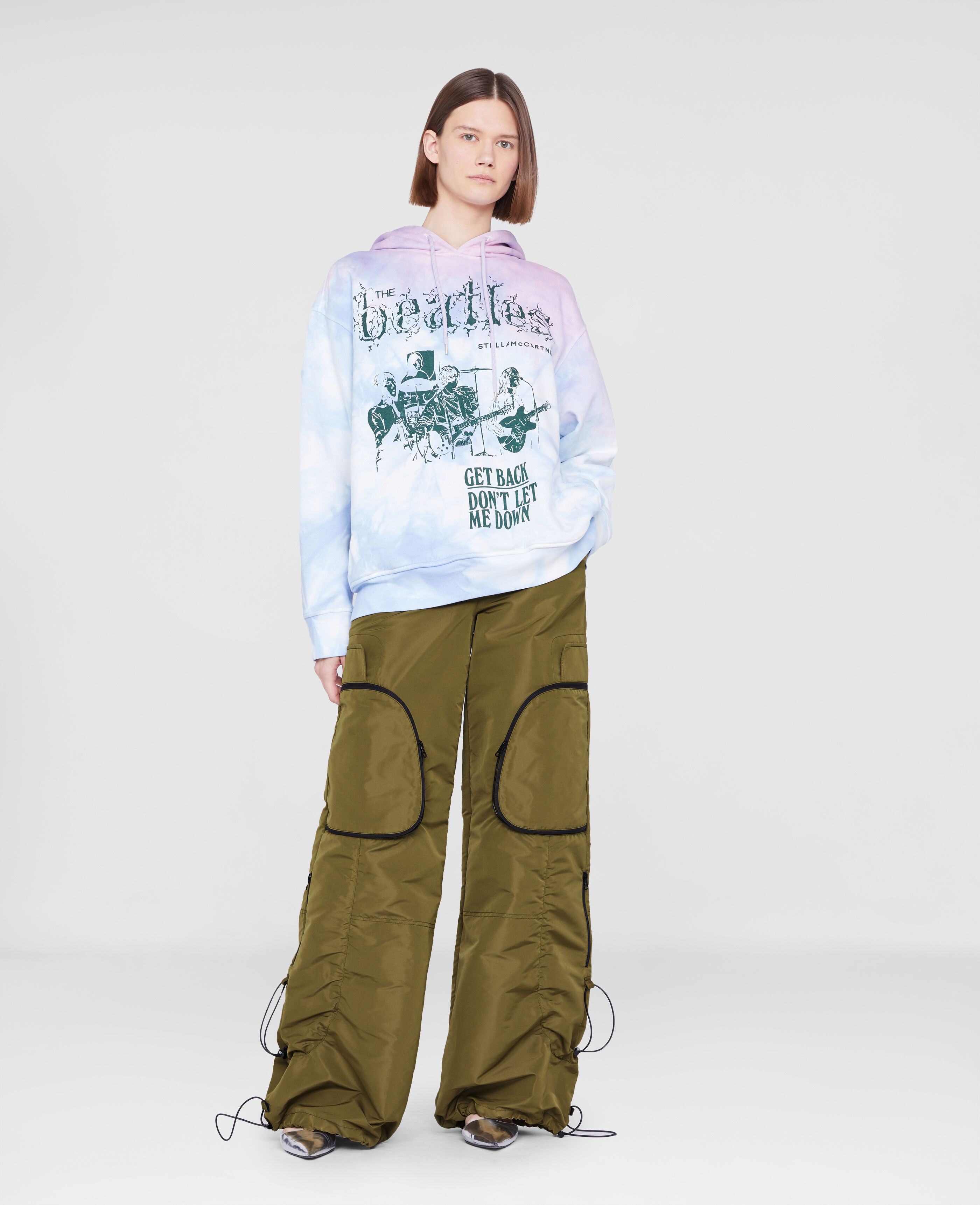 Women Multicolor Get Back Tie Dye Hoodie Stella McCartney US