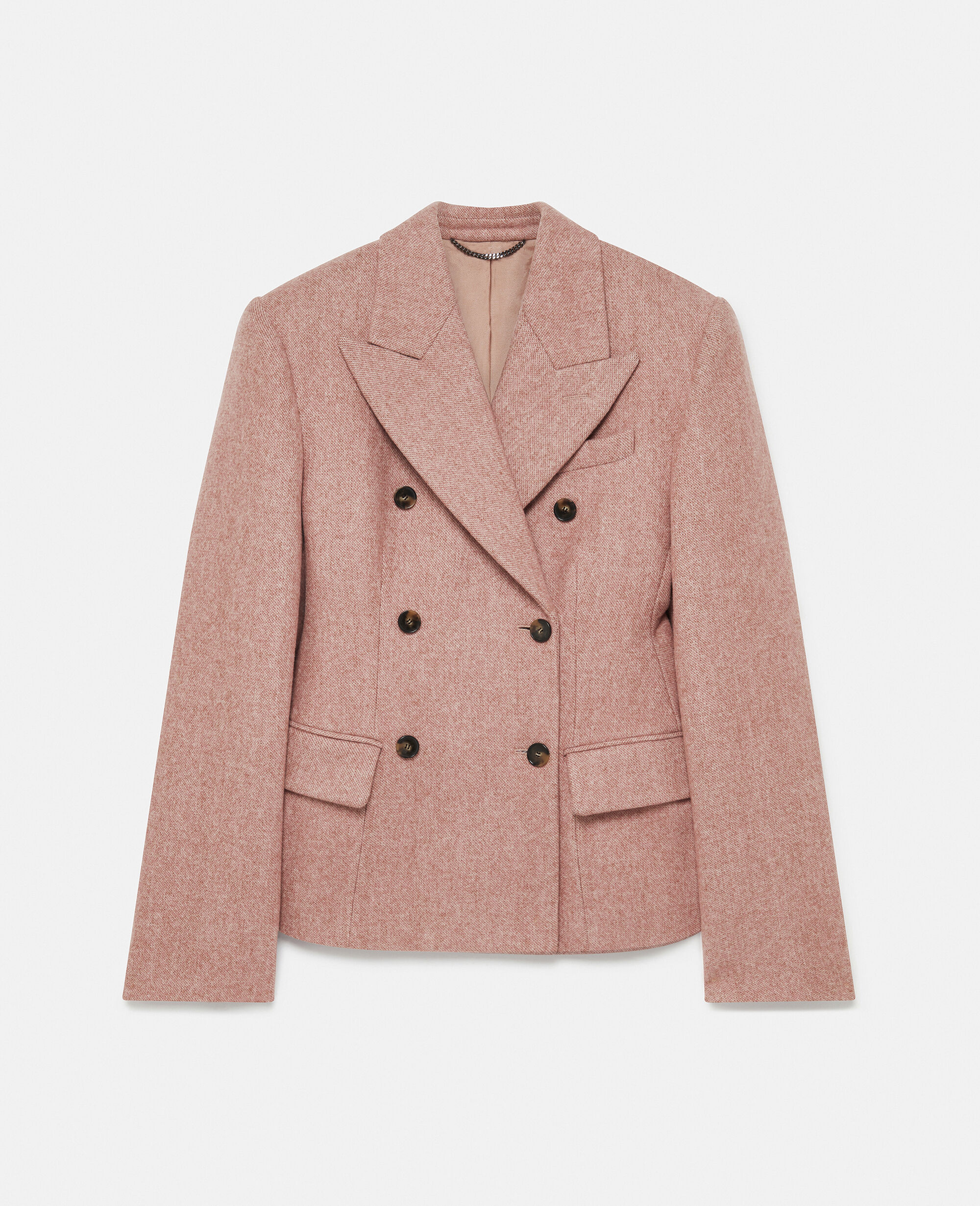 Women Dusty pink Double Breasted Moulded Blazer Stella McCartney BE