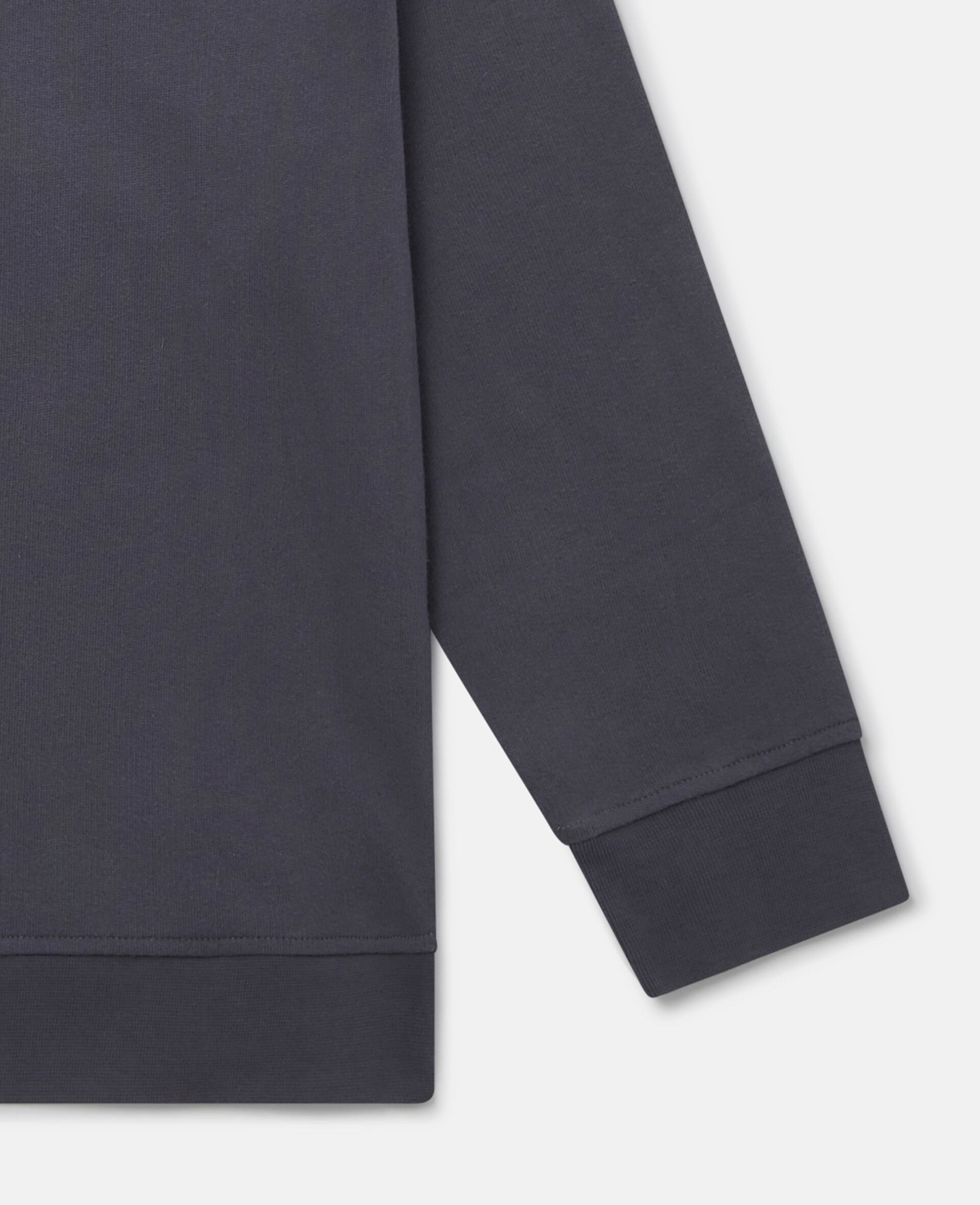 Sweat shirt &agrave; inscription &laquo;&nbsp;Don&rsquo;t Be Square&nbsp;&raquo;-Bleu-large image number 3