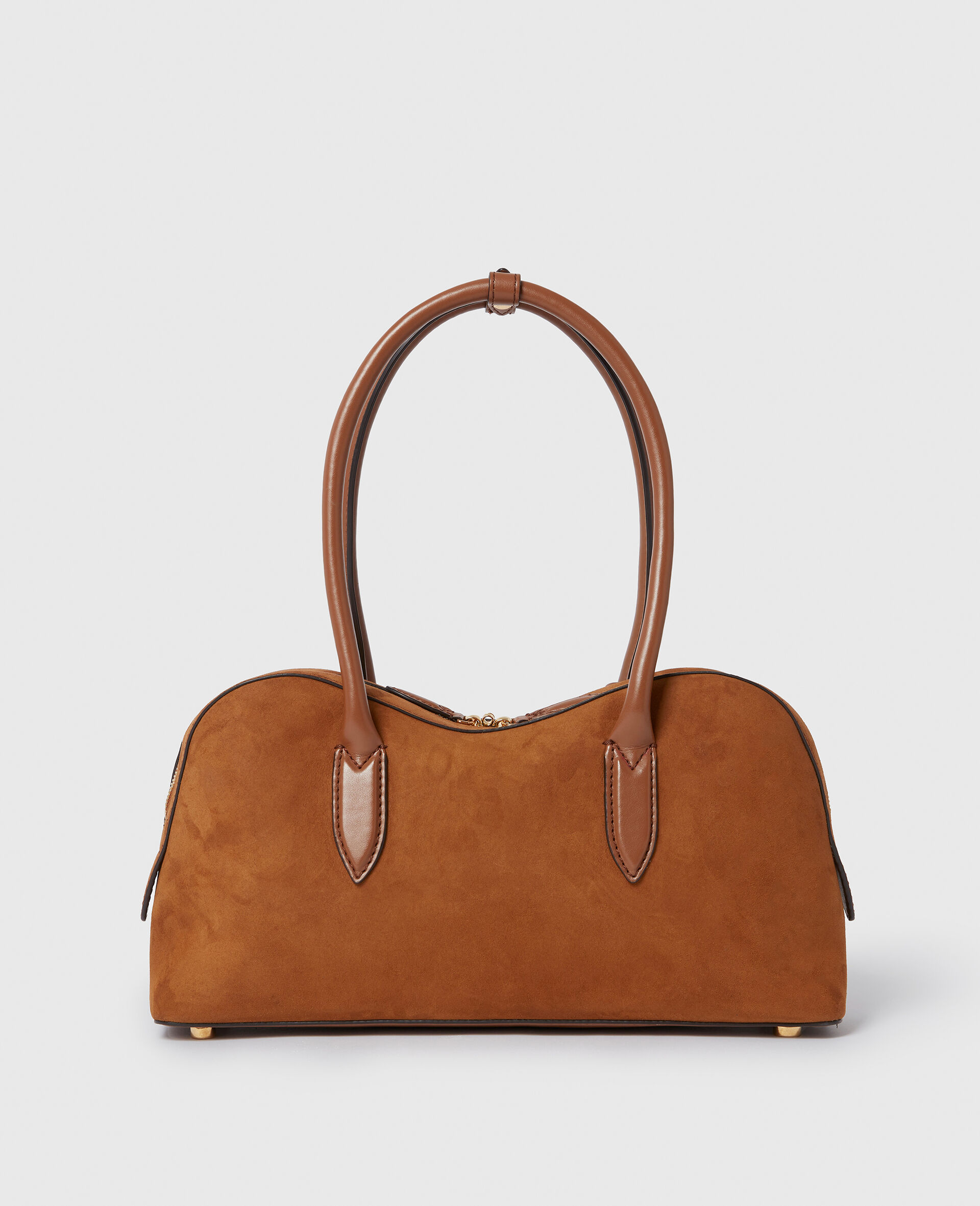 Ryder Suede Shoulder Bag-Brown-large image number 3