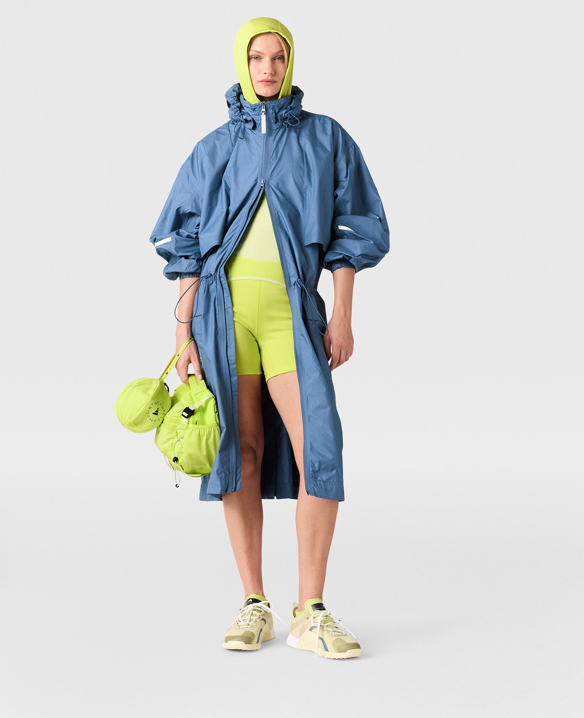 TrueLife Long Parka Jacket -Blue-model