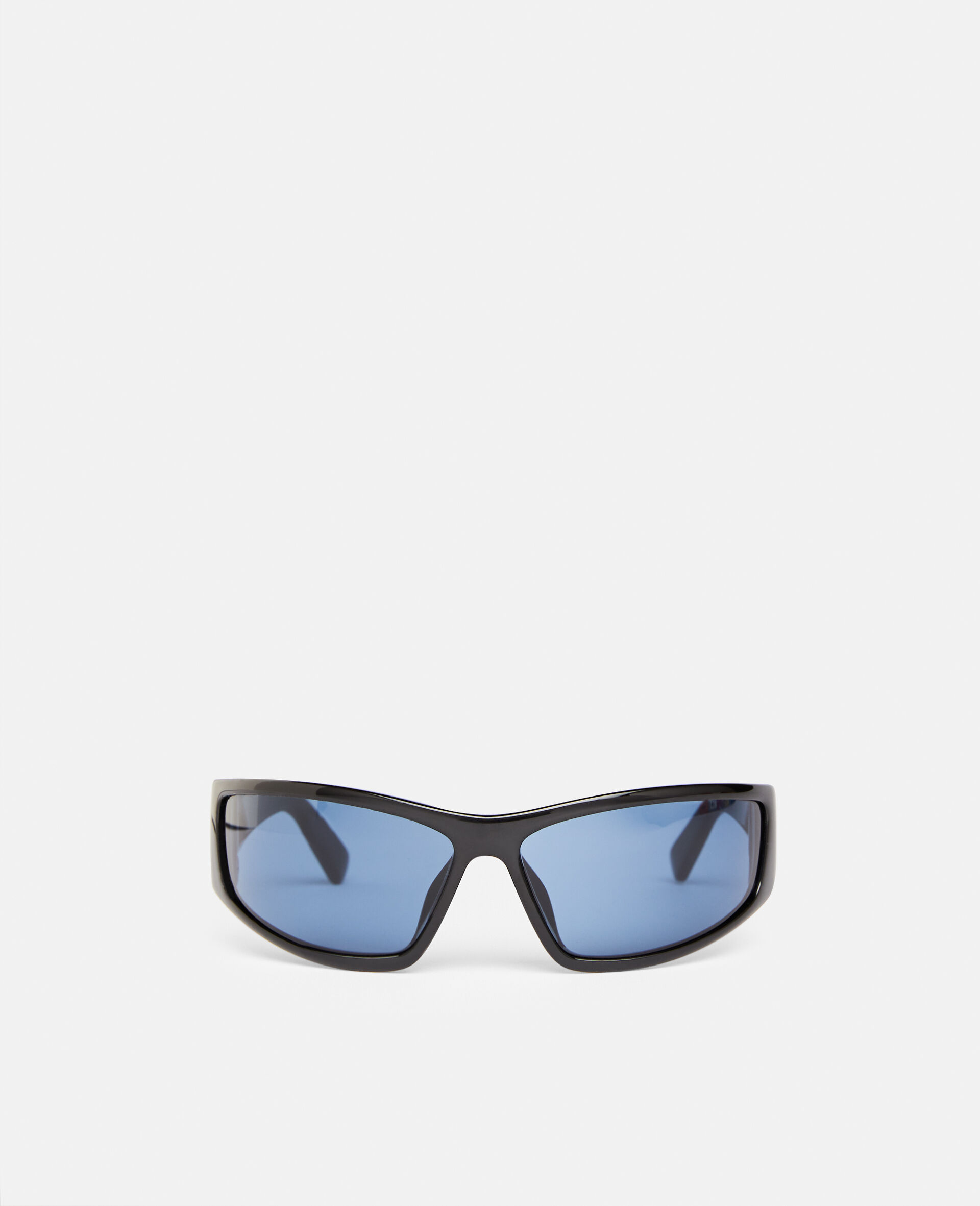 Rectangular Sunglasses-Black-medium