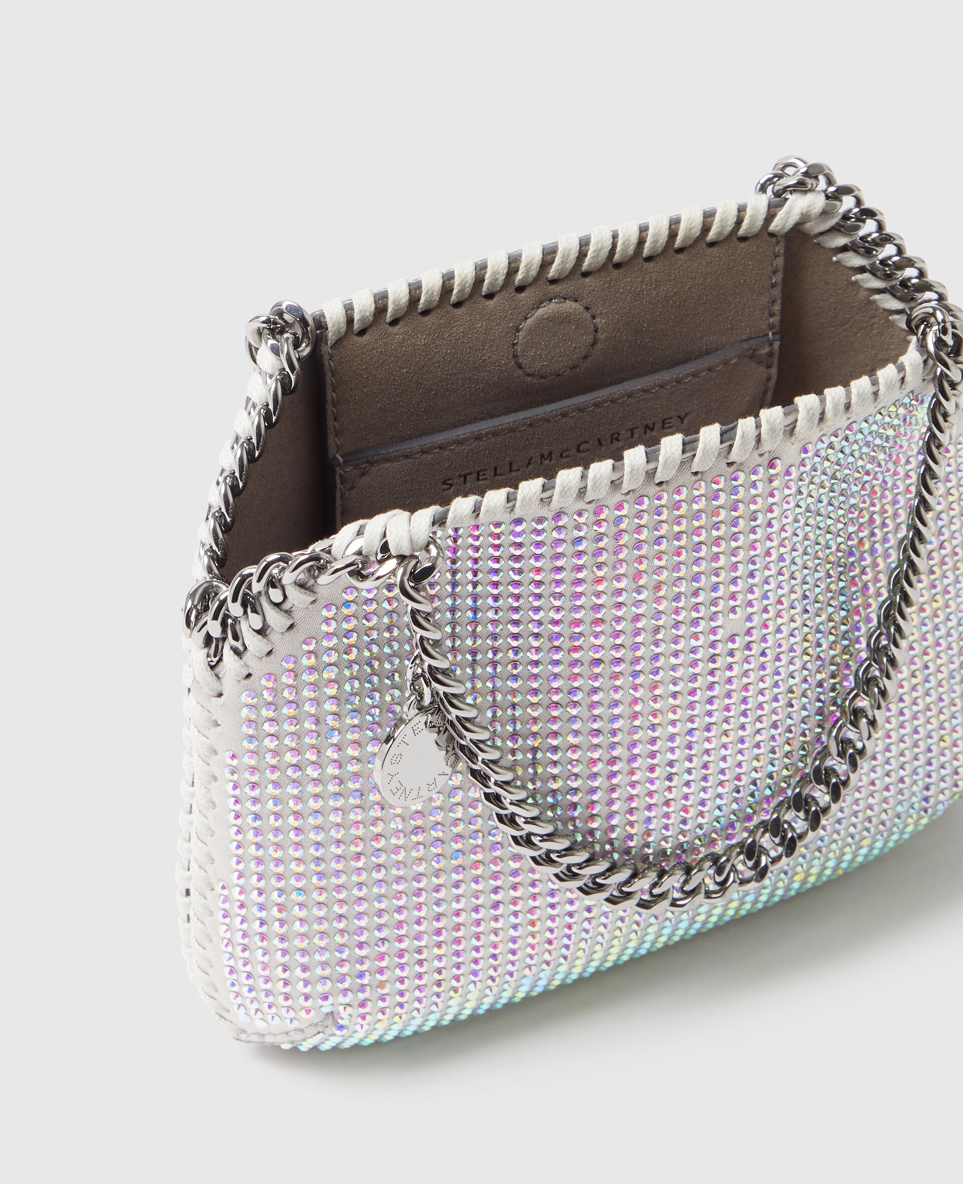 Falabella Nano Crystal Tote Bag-Grey-large image number 3