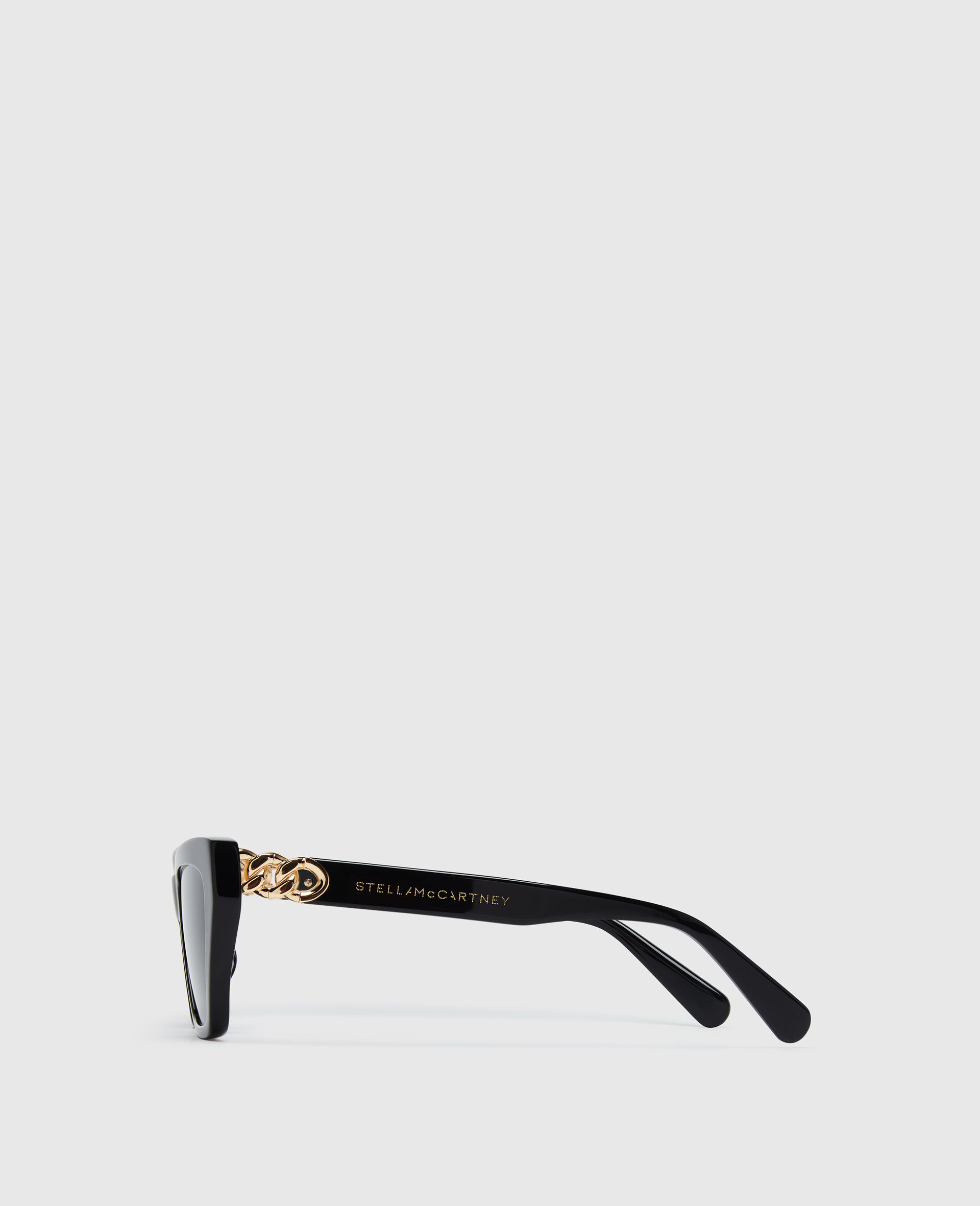 Exaggerated Cat-Eye Sunglasses-Black-large image number 1