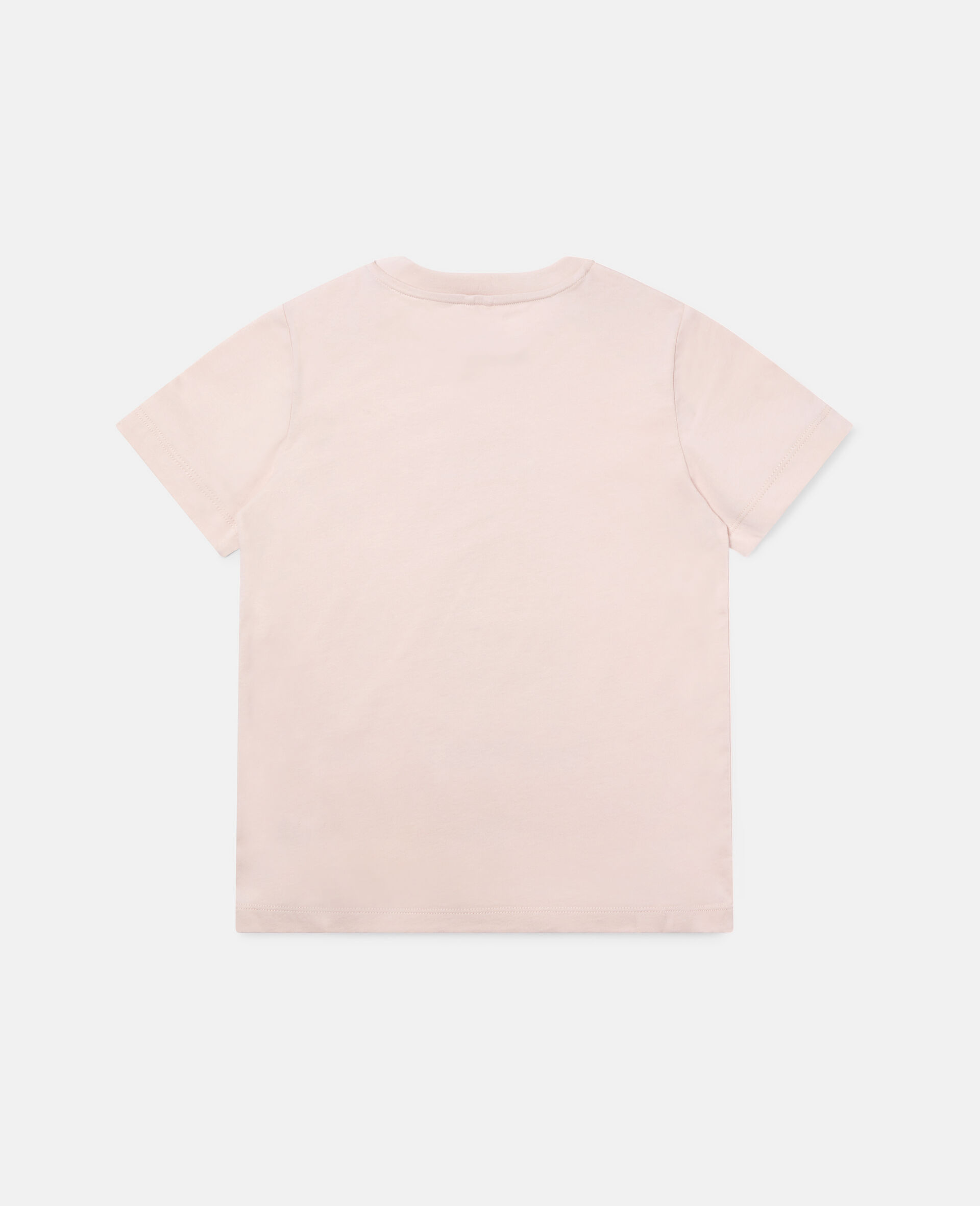 Skating Poodle Cotton T-shirt-Pink-large image number 3
