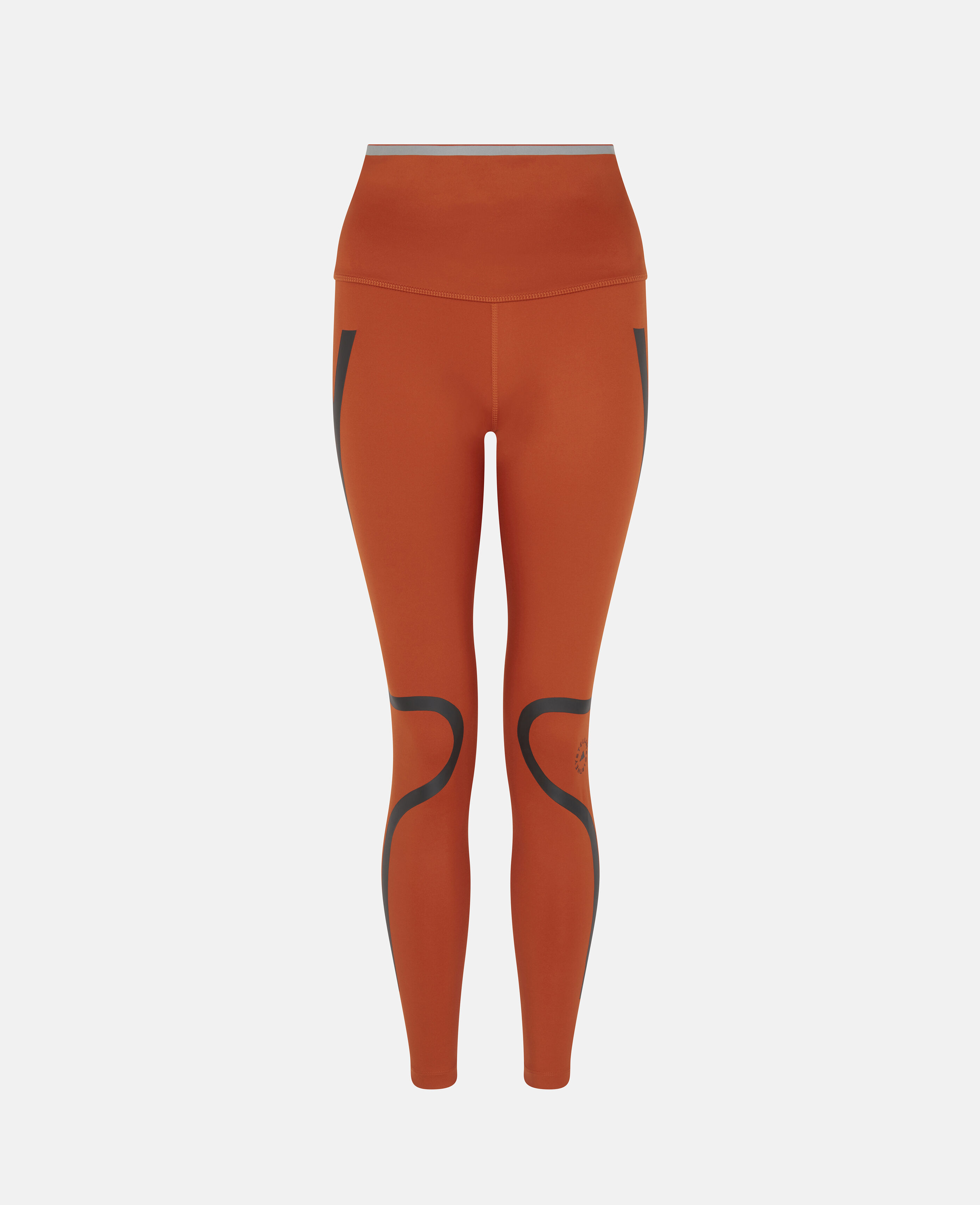 orange running tights