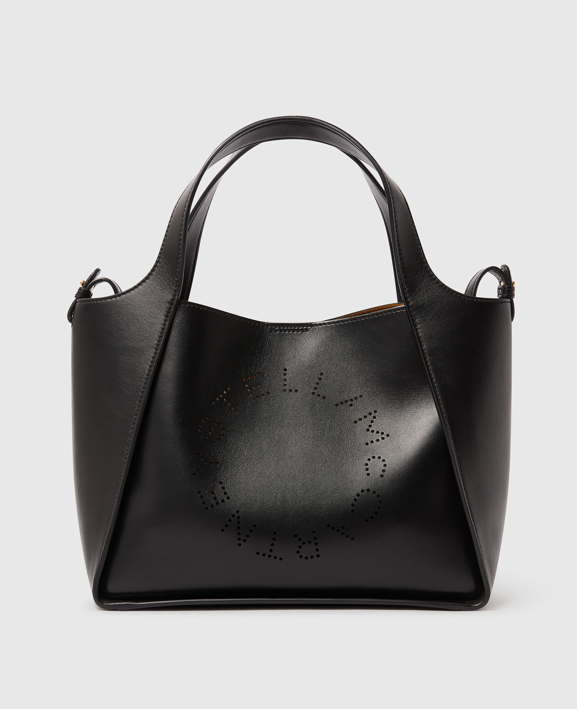 Women Black Logo Crossbody Tote Bag | Stella McCartney US