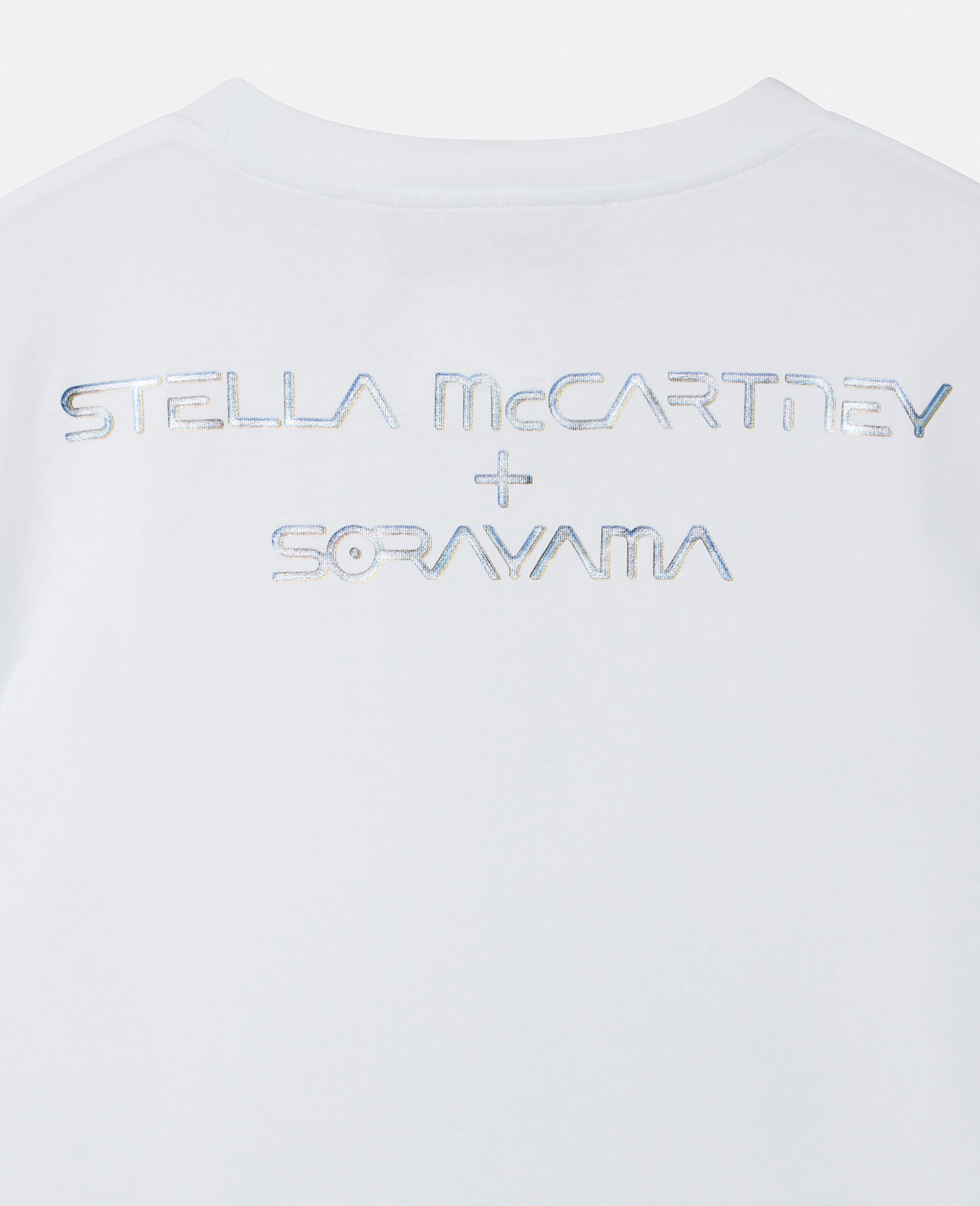 Sexy Robot Oversized Organic Cotton T-Shirt-White-large image number 1