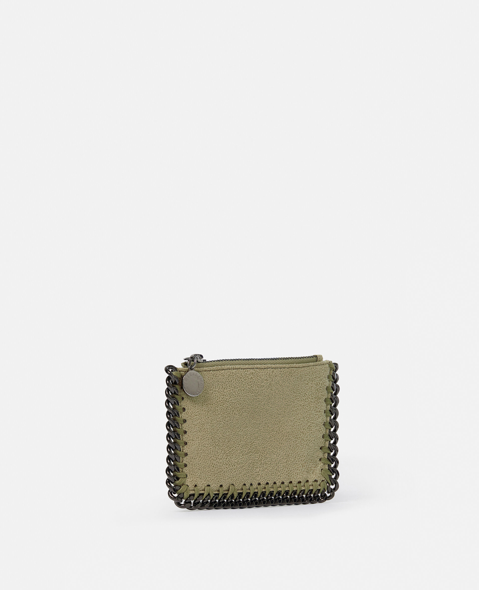 Falabella zipper Cardholder-Cream-large image number 1