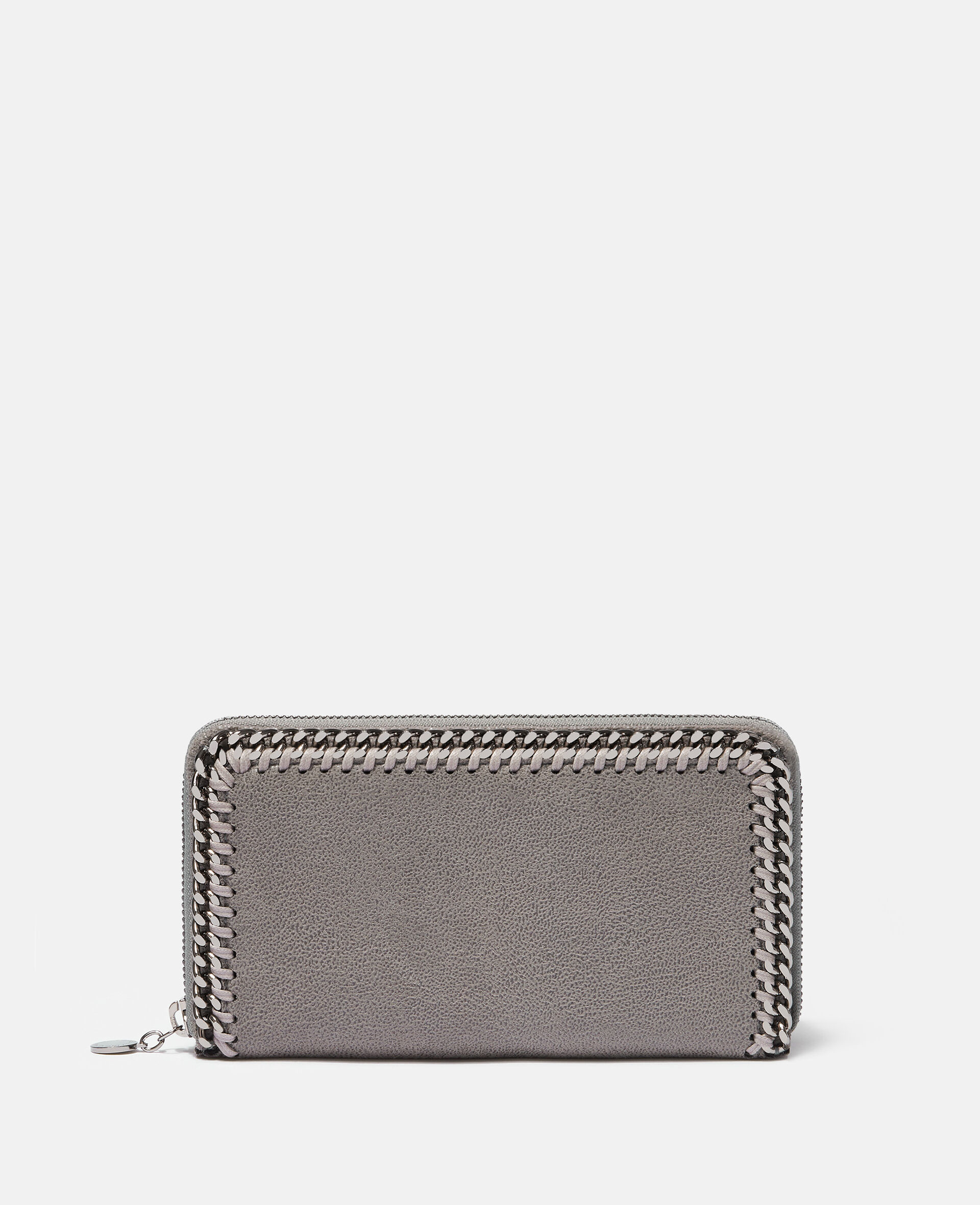 Falabella Wallet on Chain Light Grey