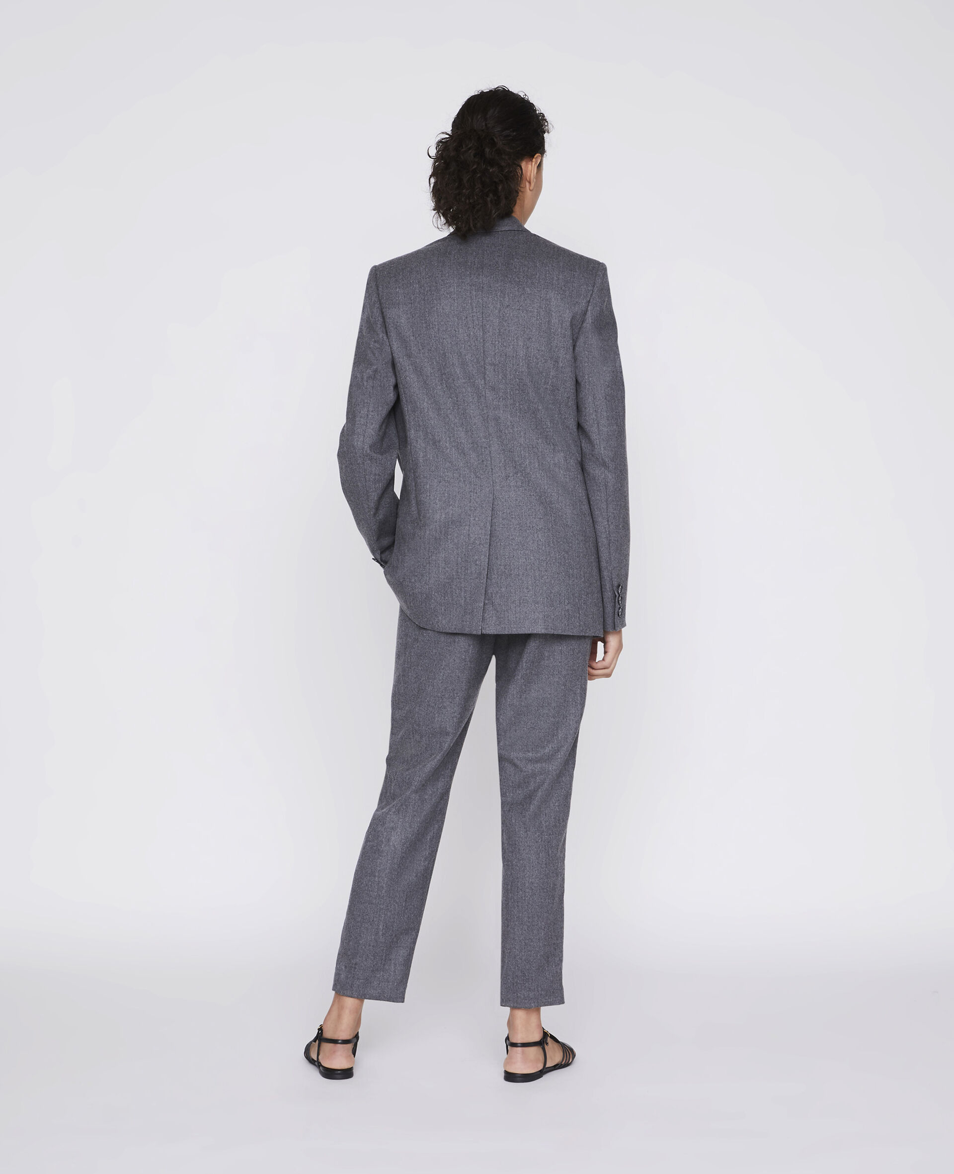 Tailored Bell Jacket -Grey-large image number 2
