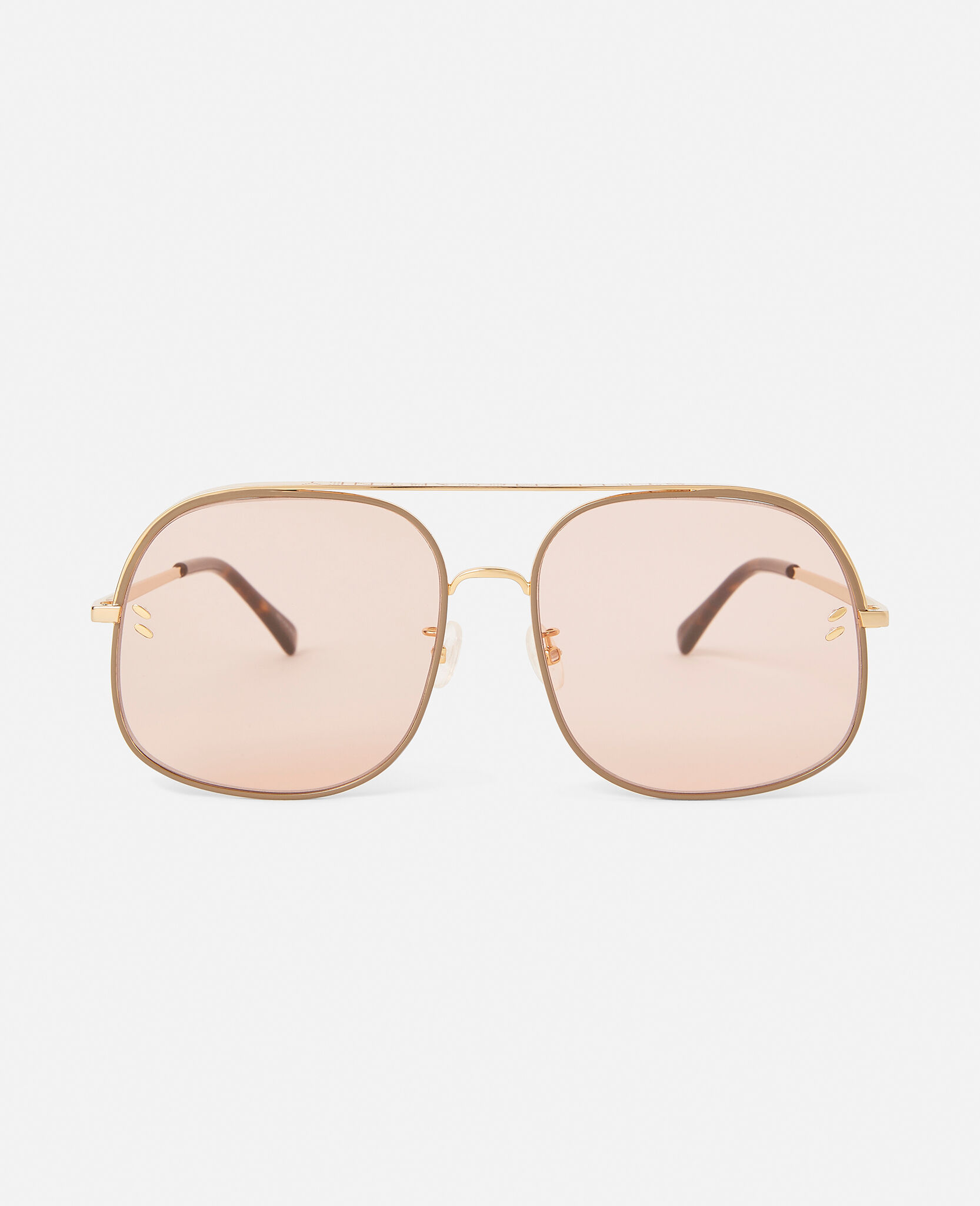 Women Gold Square Sunglasses Stella McCartney GB