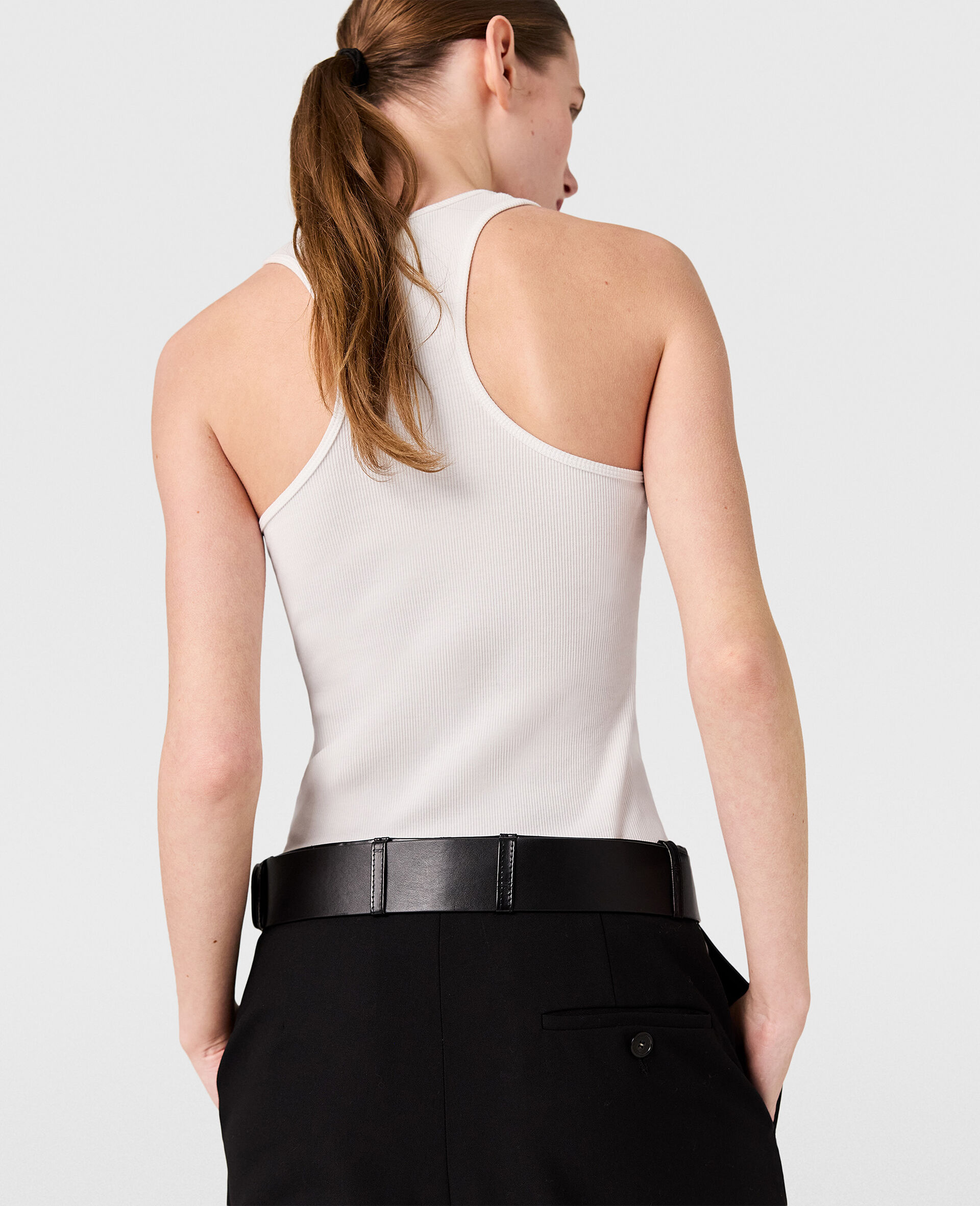 Slippery When Wet Racerback Tank Top-Weiß-large image number 4