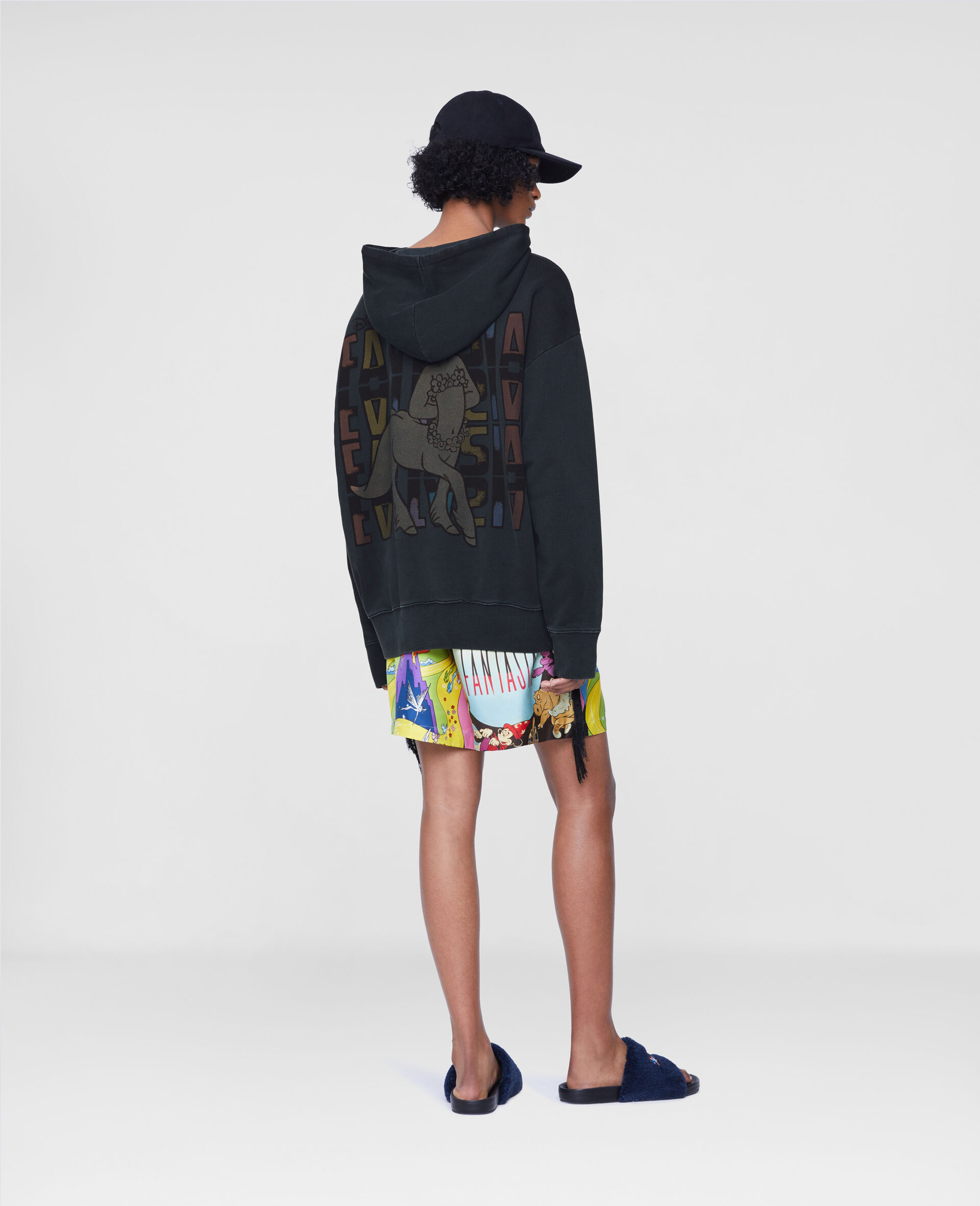 Fantasia Centaurette Logo Hoodie-Black-large image number 4