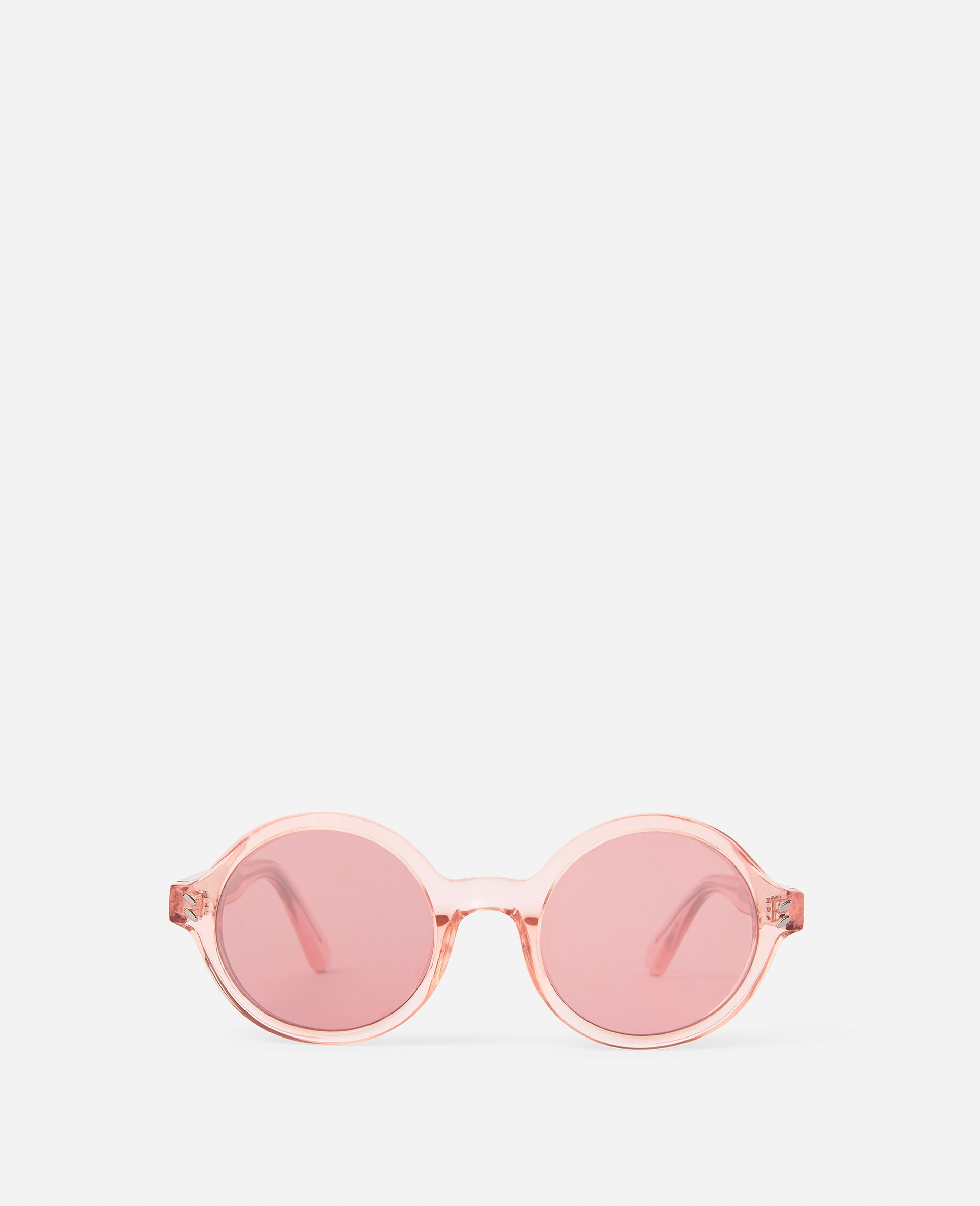 Round Sunglasses-핑크-large image number 0