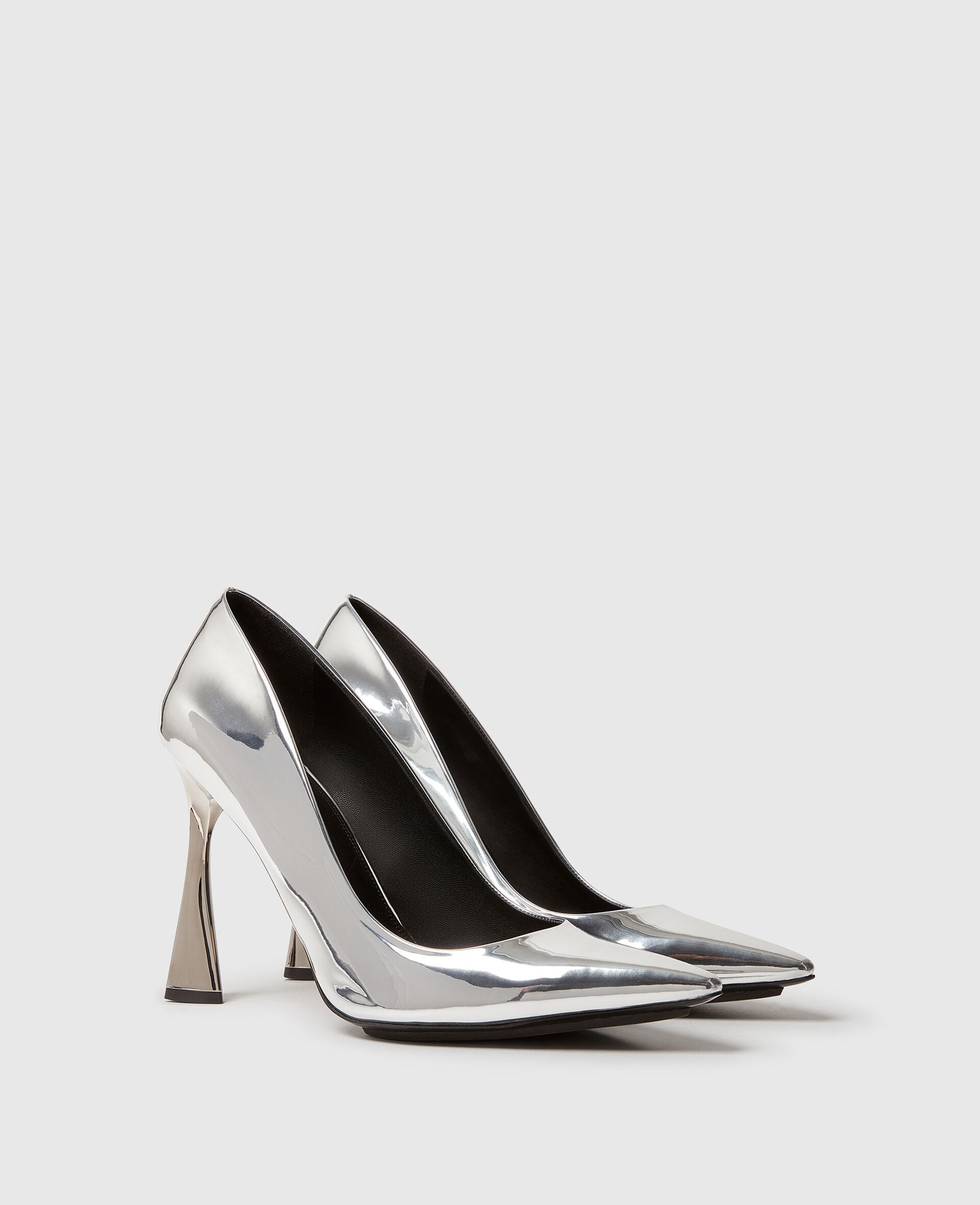 Elsa Patent  Pumps-Silver-large image number 1