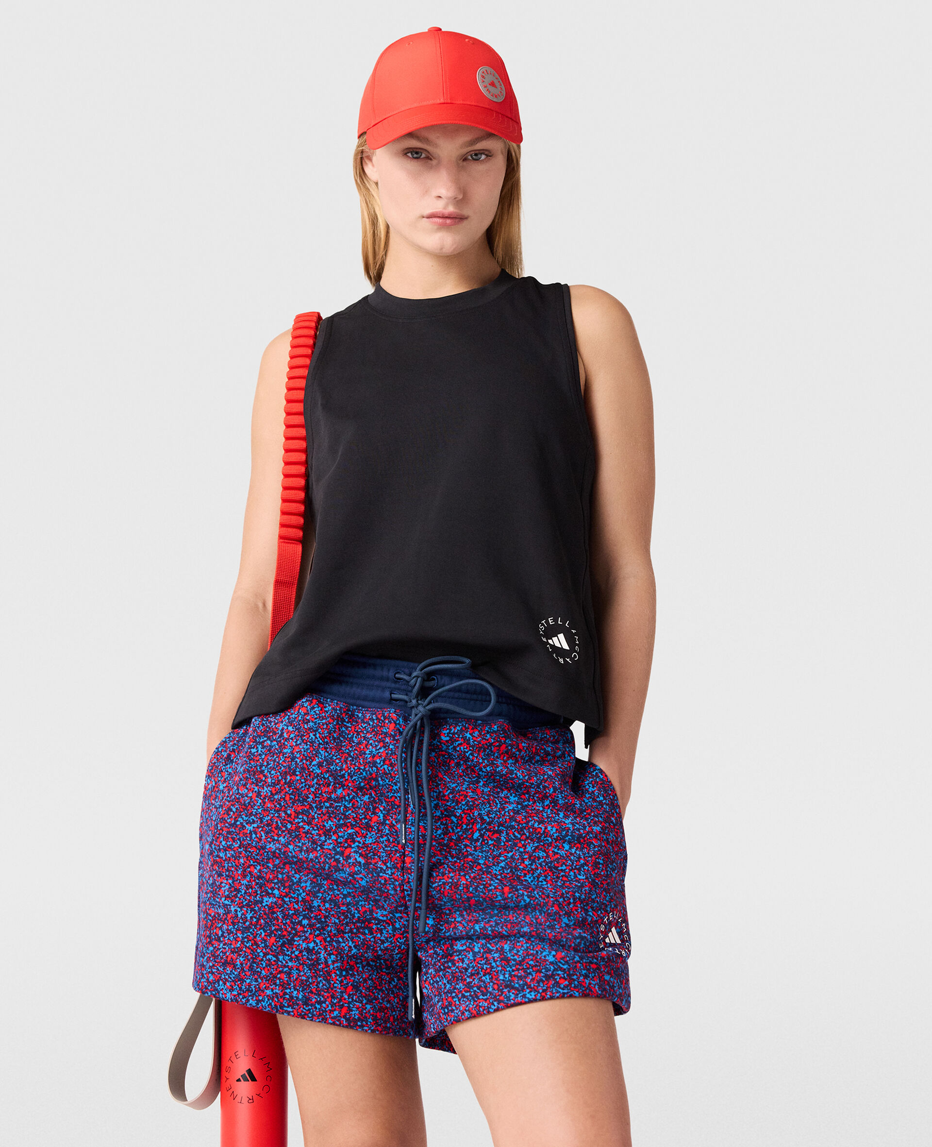 Logo Classic Tank Top-Black-model Logo Classic Tank Top-Black-model