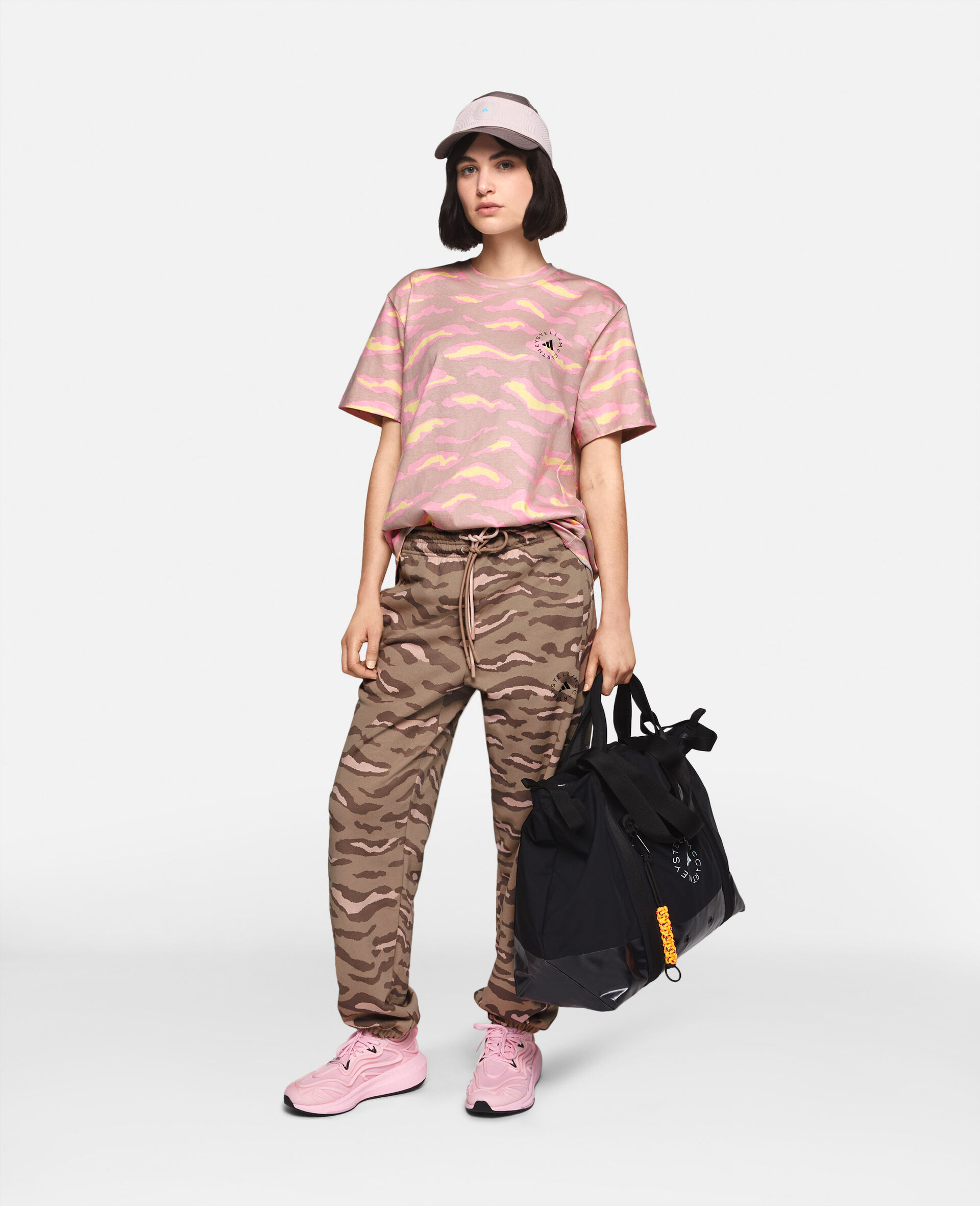 TrueCasuals Zebra Print T-Shirt-Multicoloured-model