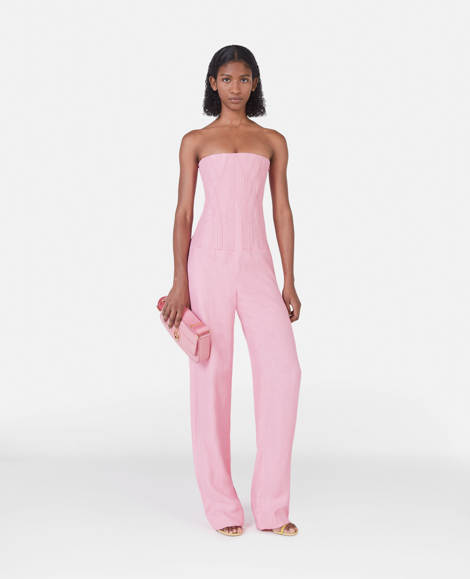 Jumpsuit mit Korsett in Hibiscus für Women Stella McCartney CH