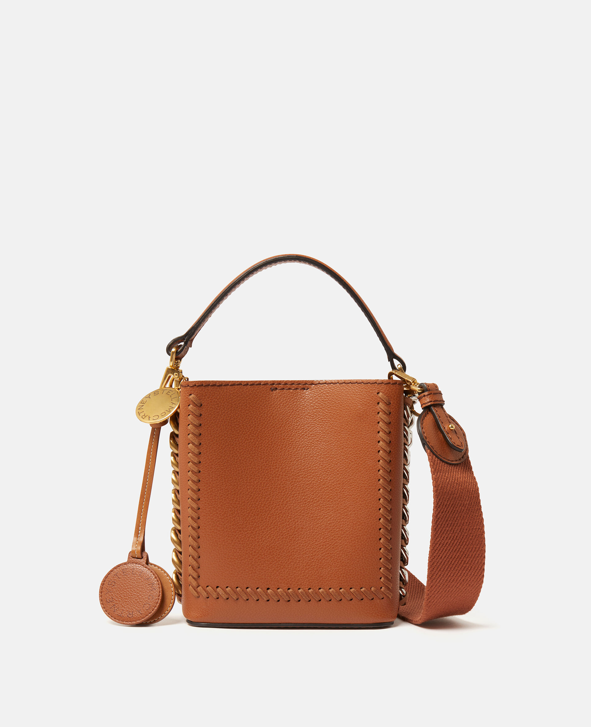 Frayme MIRUM® Mini Square Bucket Bag-Brown-medium