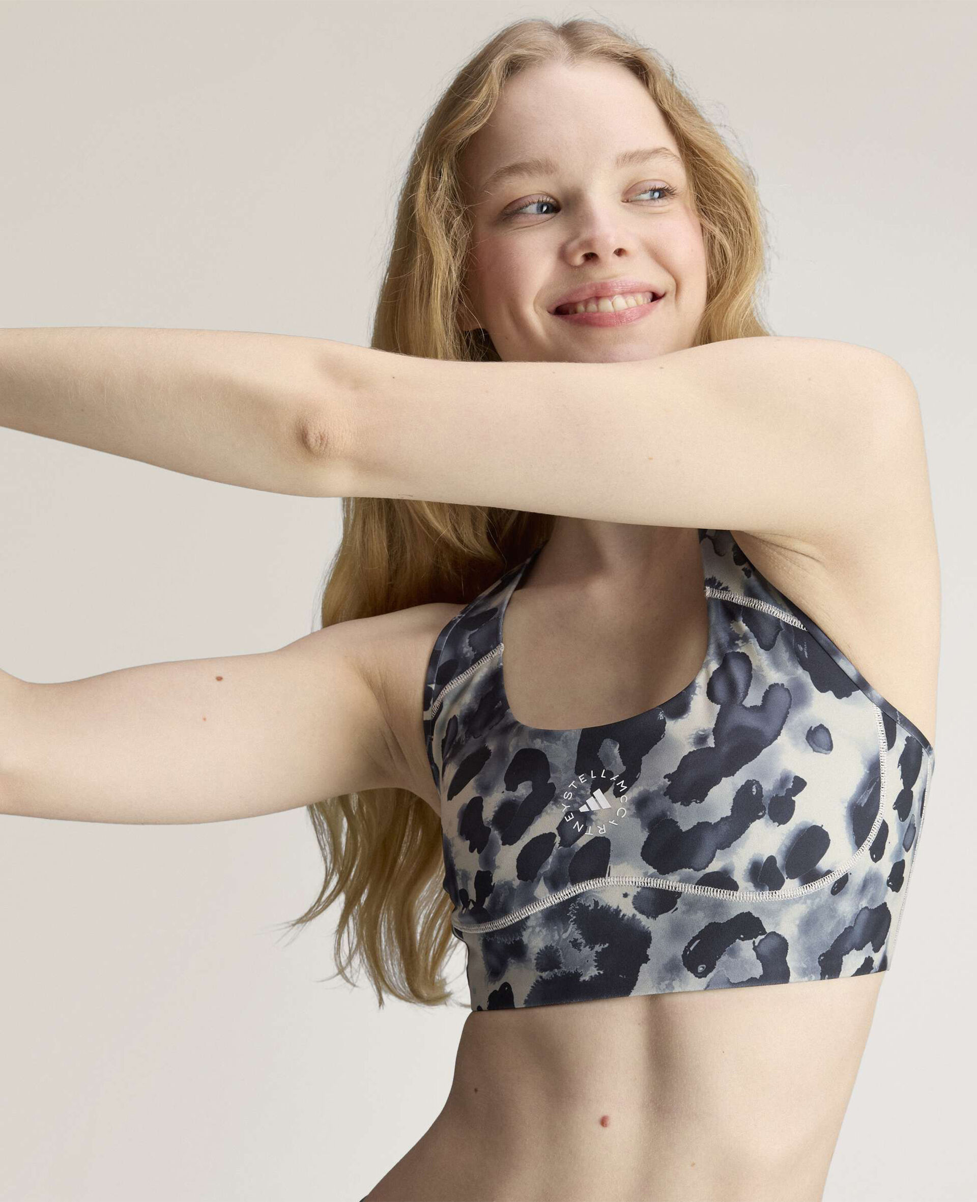 TruePurpose Leopard Print Power Impact Training Bra-Multicolour-large image number 4