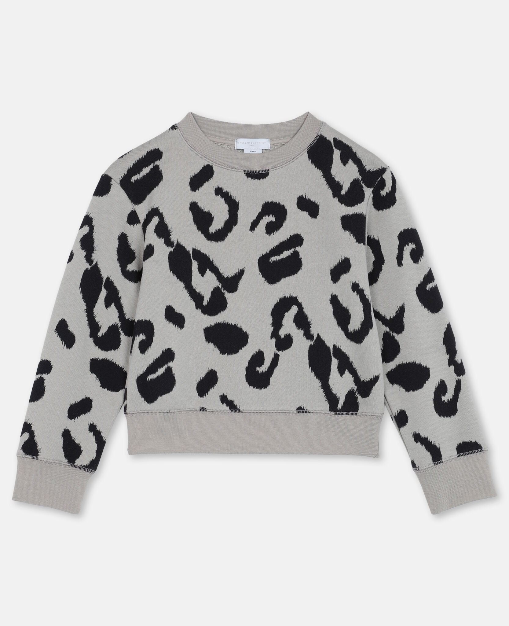 grey leopard sweatshirt