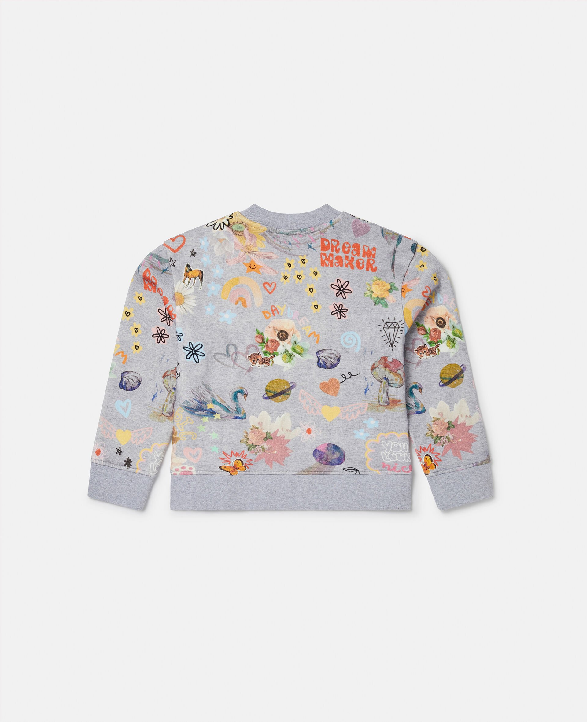 Dreammaker Doodle Sweatshirt-Grey-large Dreammaker Doodle Sweatshirt-Grey-large image number 2