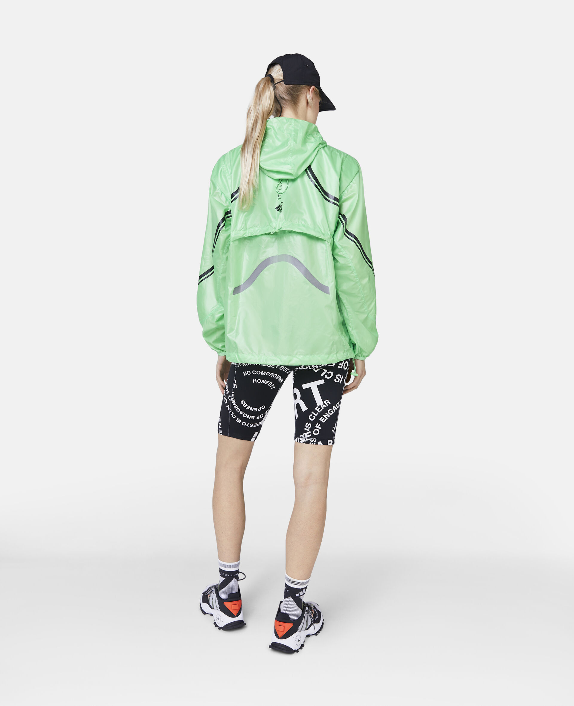 TruePace Reflective Running Jacket-Green-large image number 2