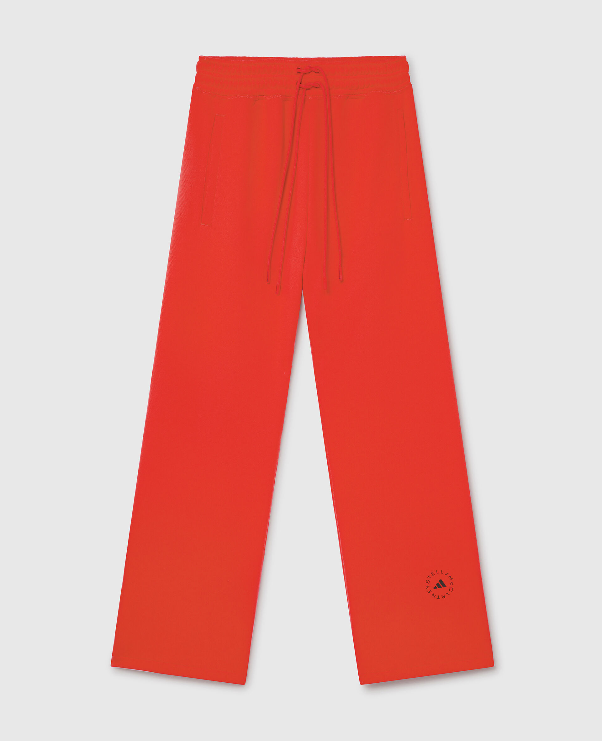 Logo Straight-Leg Joggers-Red-medium