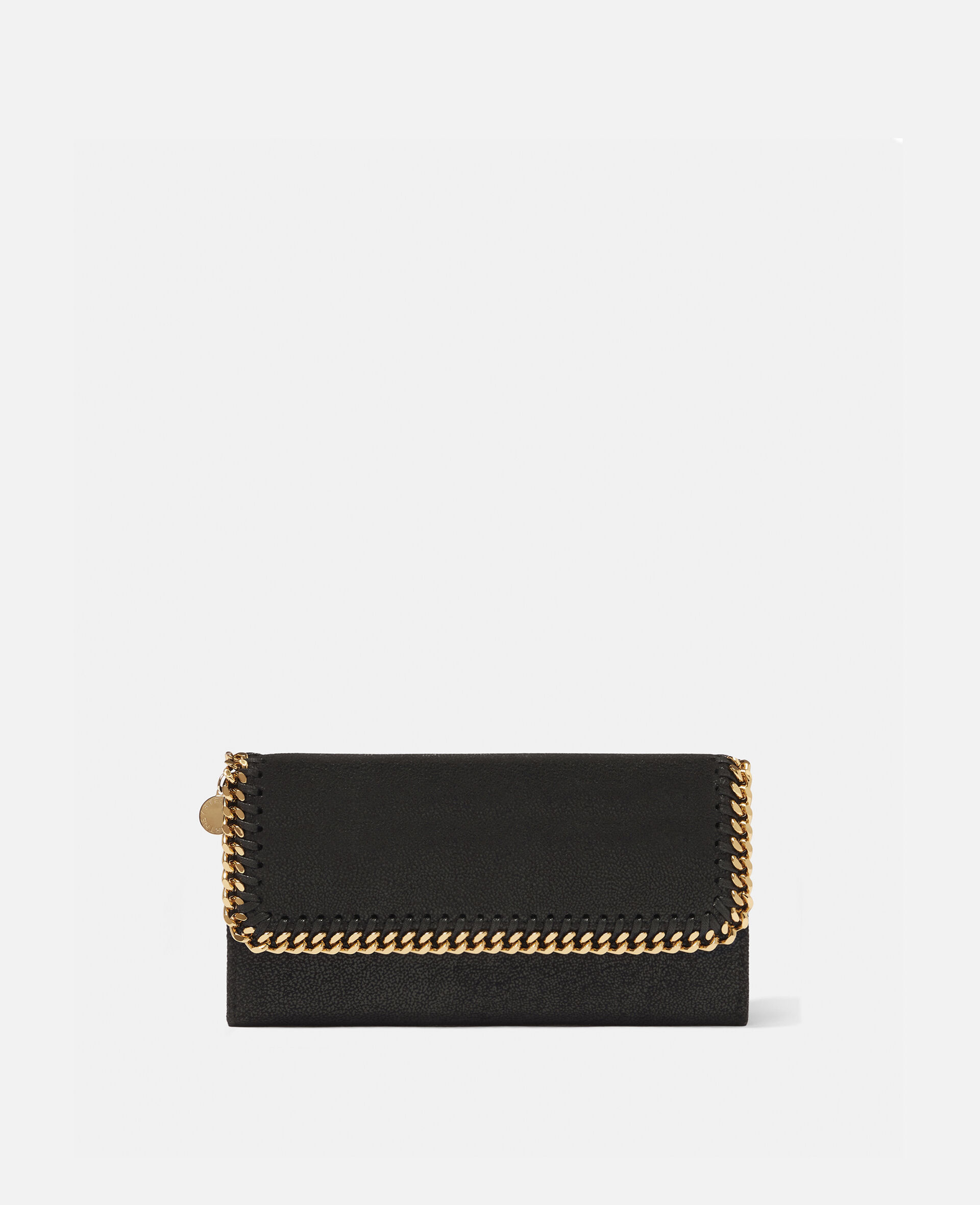 Falabella Flap Continental Wallet-Black-medium