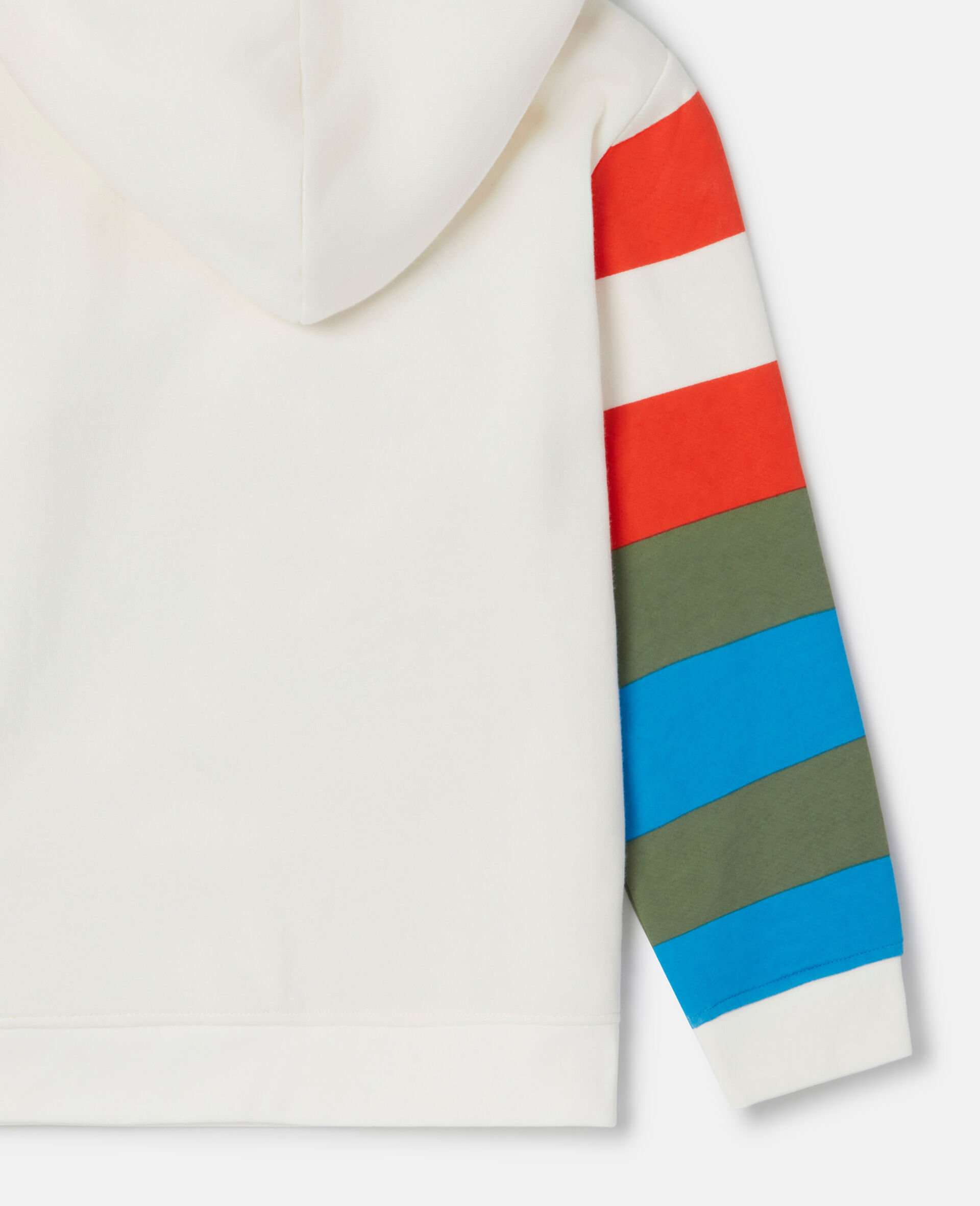 'S' Letterman Hoodie-Cream-large image number 3