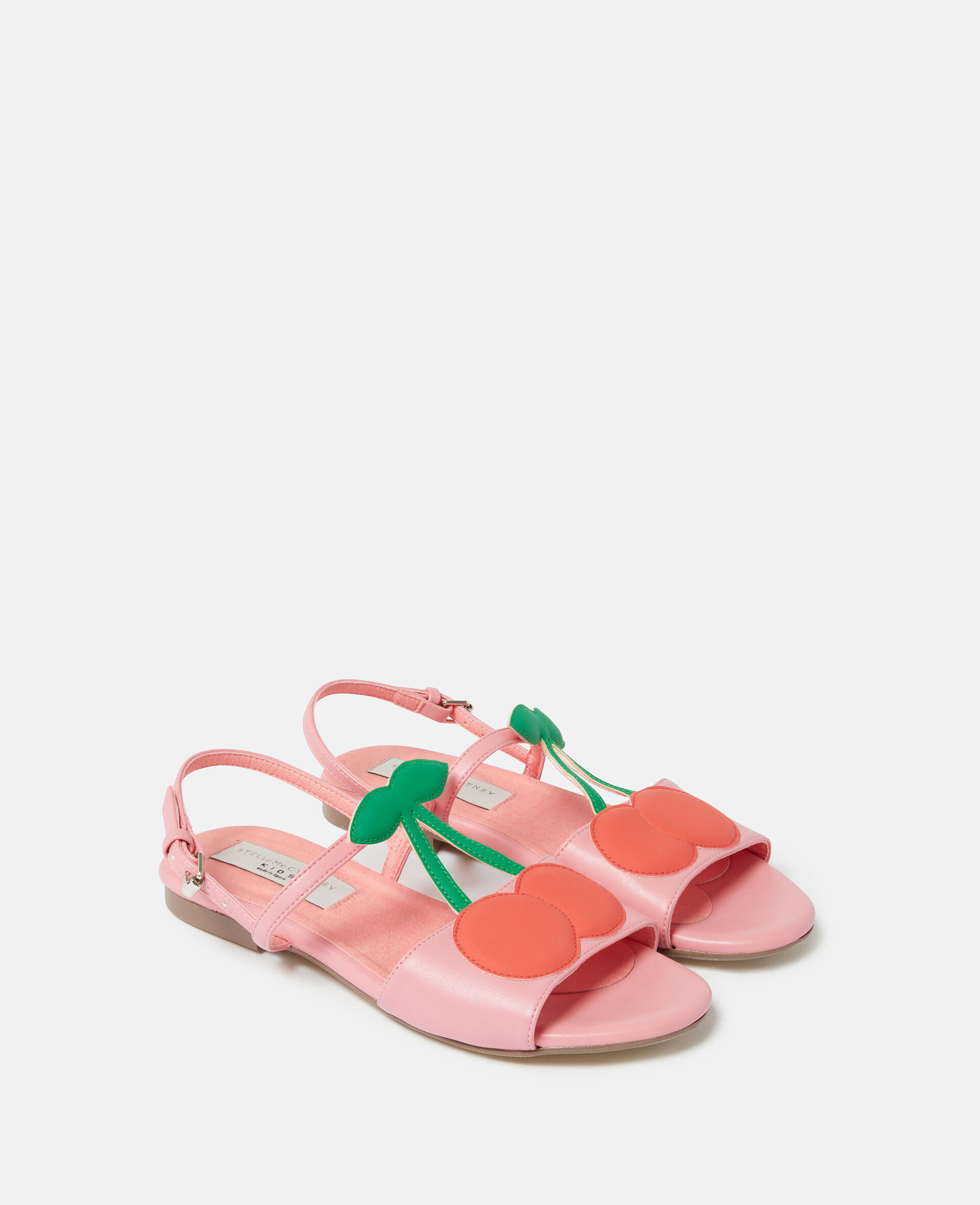Cherry Print Sandals-Pink-large image number 1