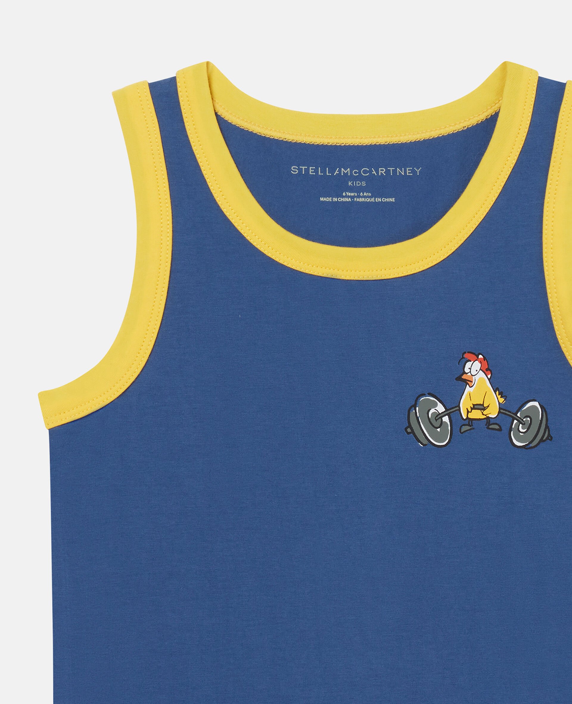 7 Pack of Farmyard Print Vests-Multicolour-large 7 Pack of Farmyard Print Vests-Multicolour-large image number 2