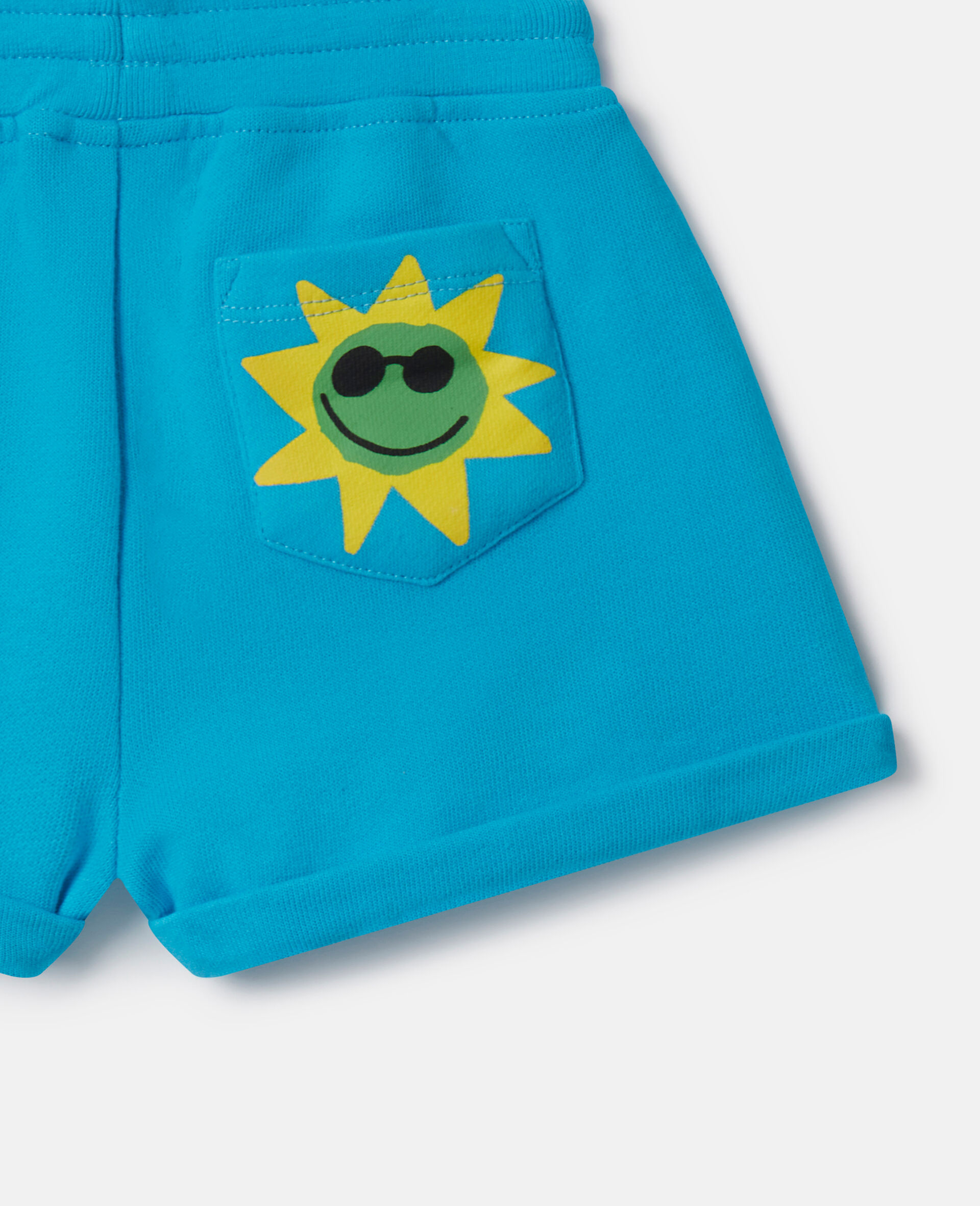 Drawstring Shorts-Blu-large image number 1