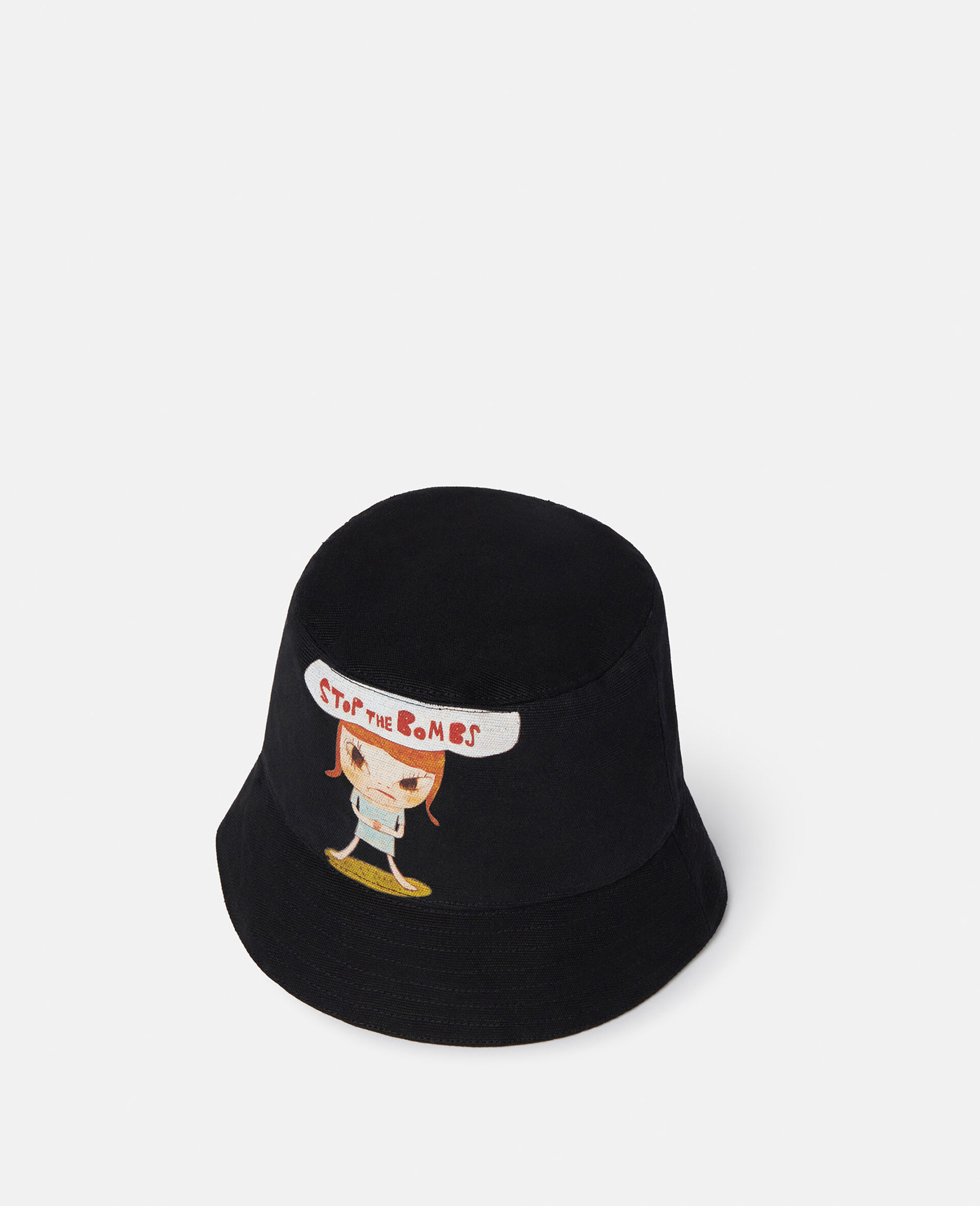 Sinister Child Print Bucket Hat-Black-large image number 1