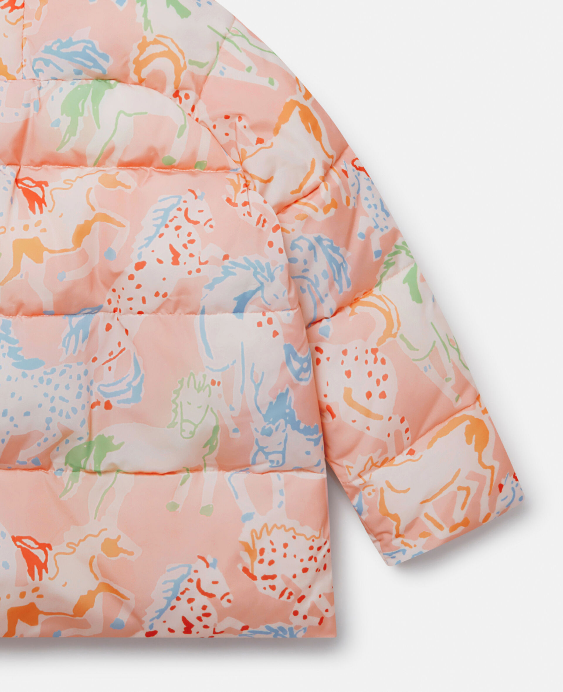马儿印花夹棉外套-Multicolored-large 马儿印花夹棉外套-Multicolored-large image number 3