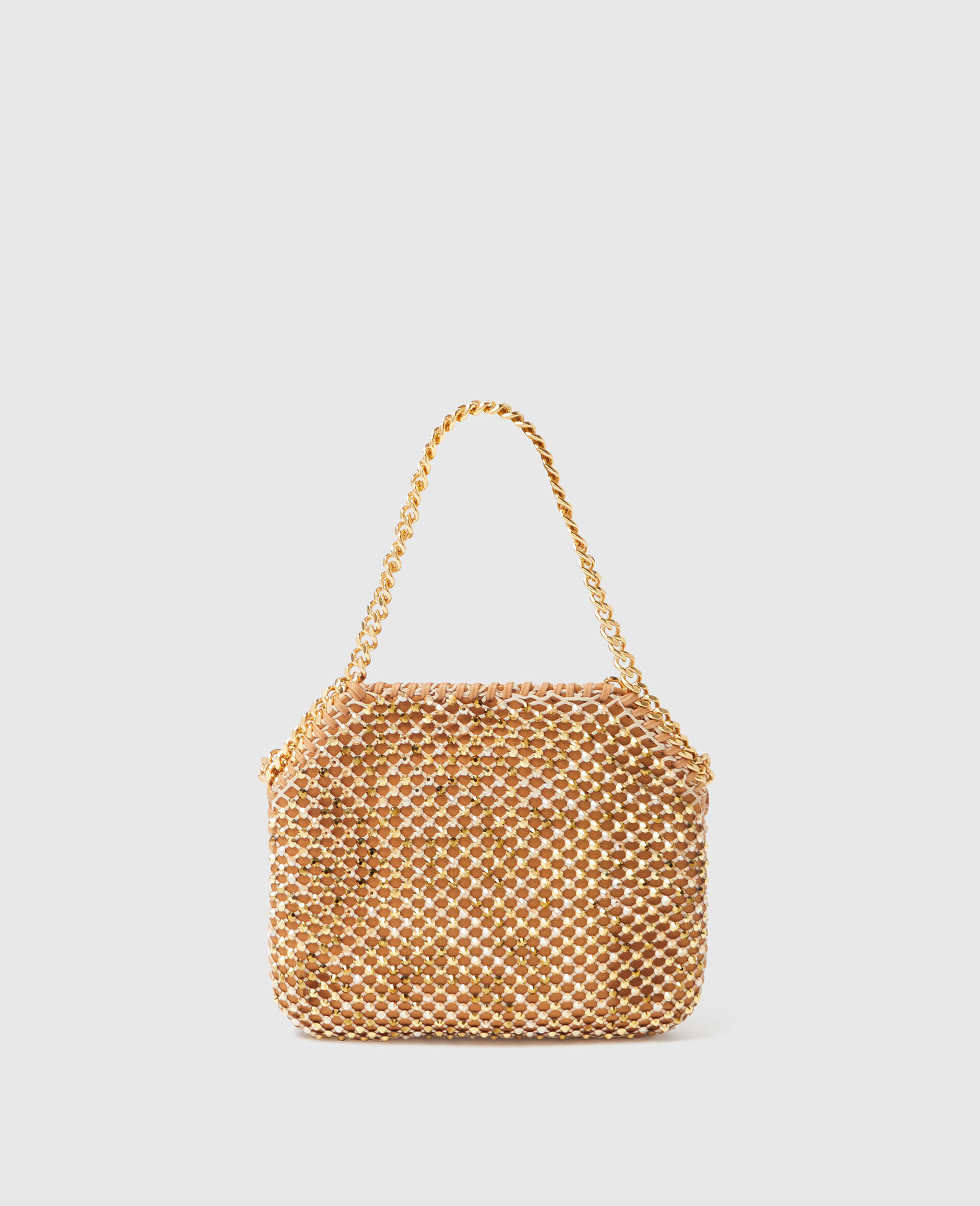 Falabella Nano Crystal Tote Bag-Gold-large image number 2